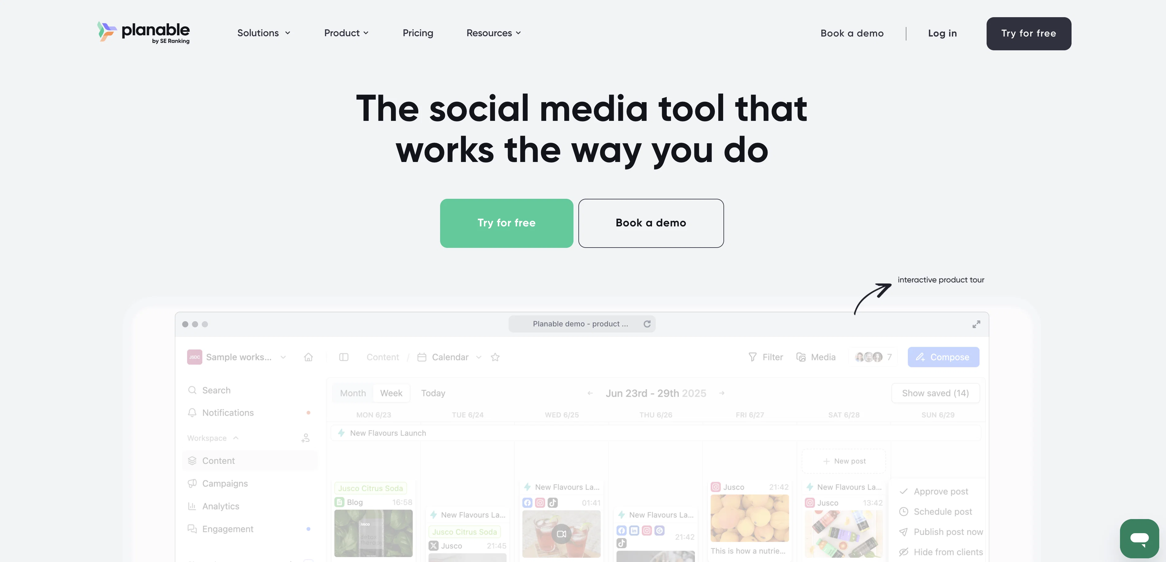 Planable screenshot