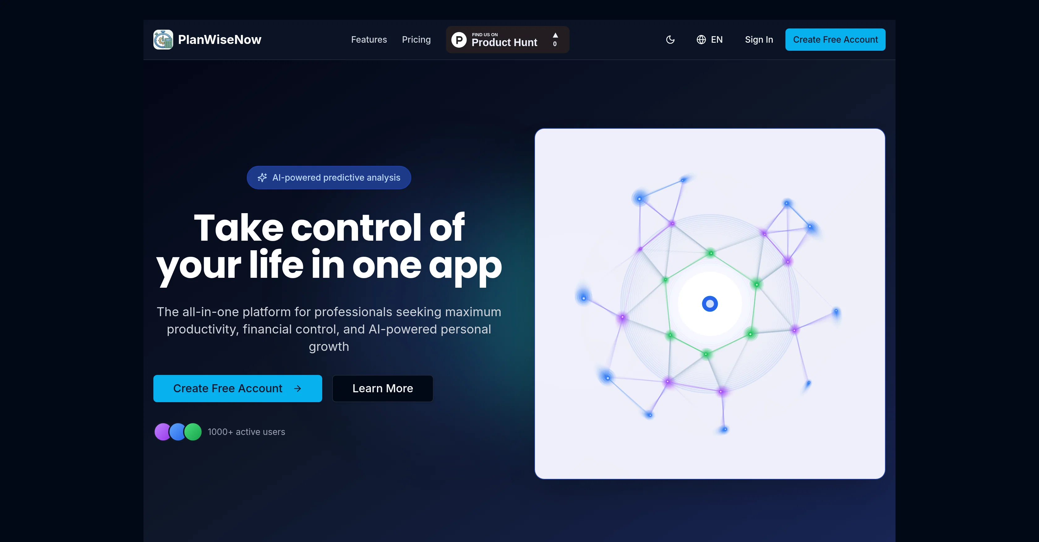 PlanWiseNow screenshot