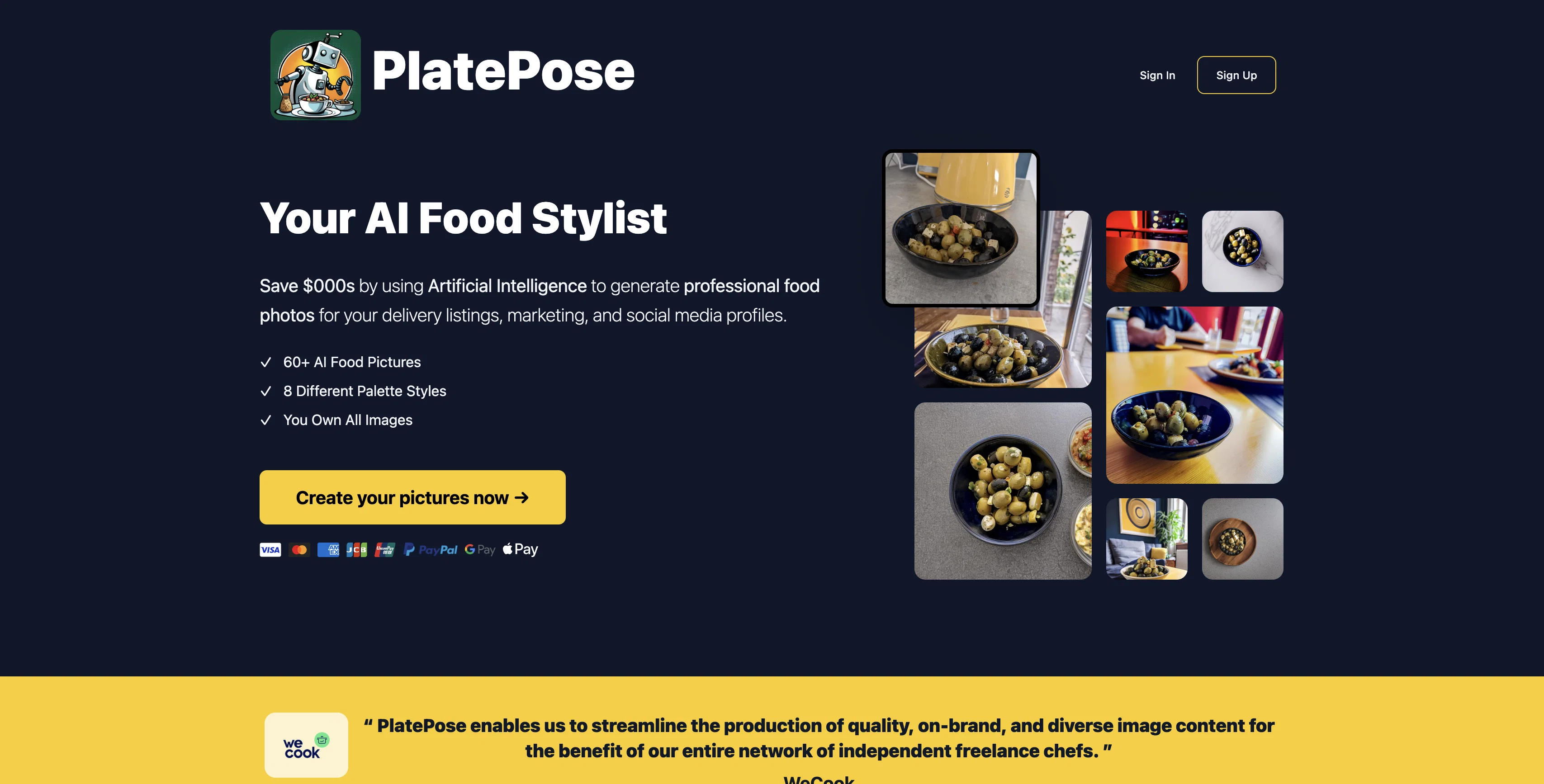 PlatePose screenshot