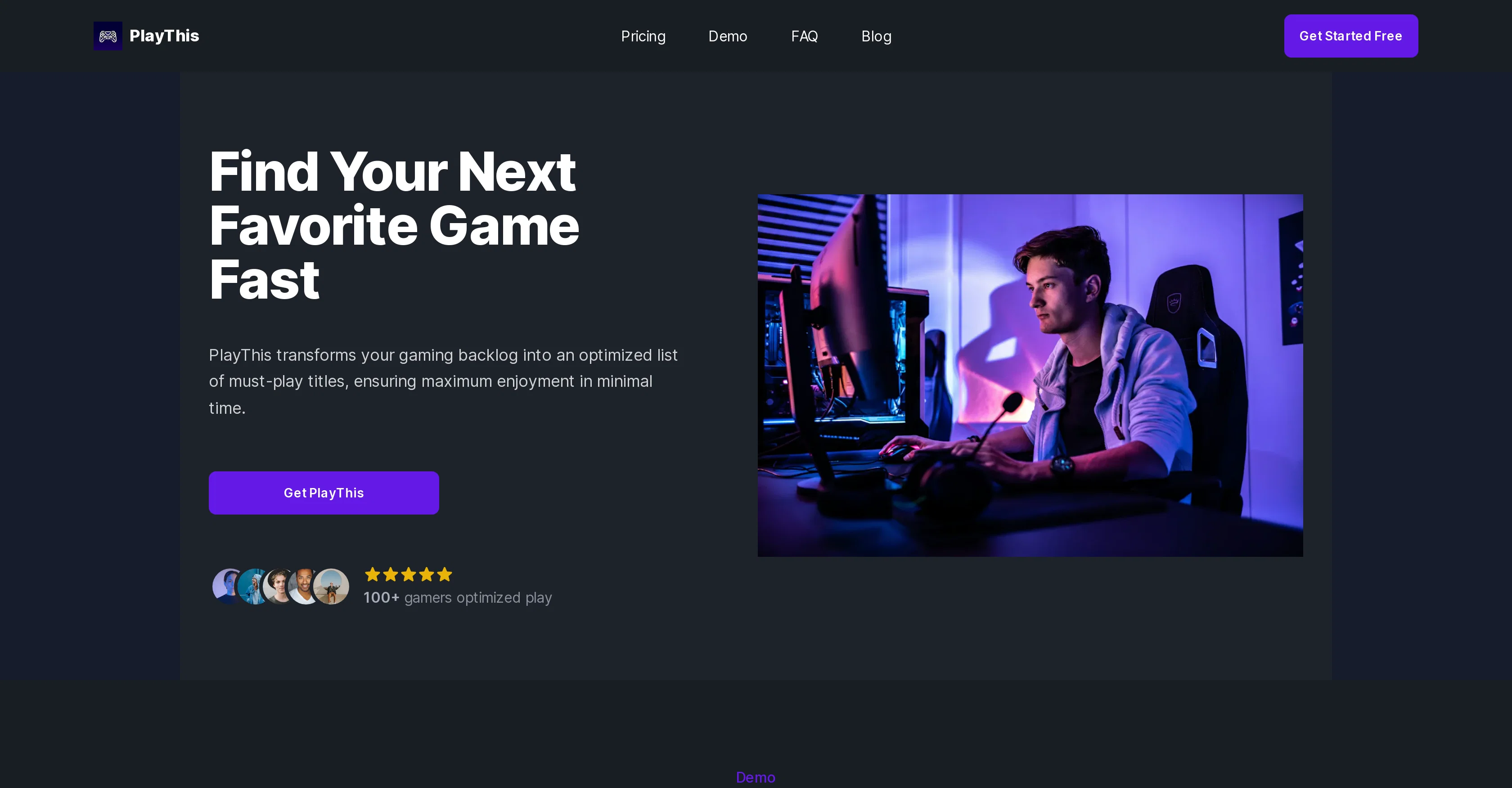 PlayThis screenshot