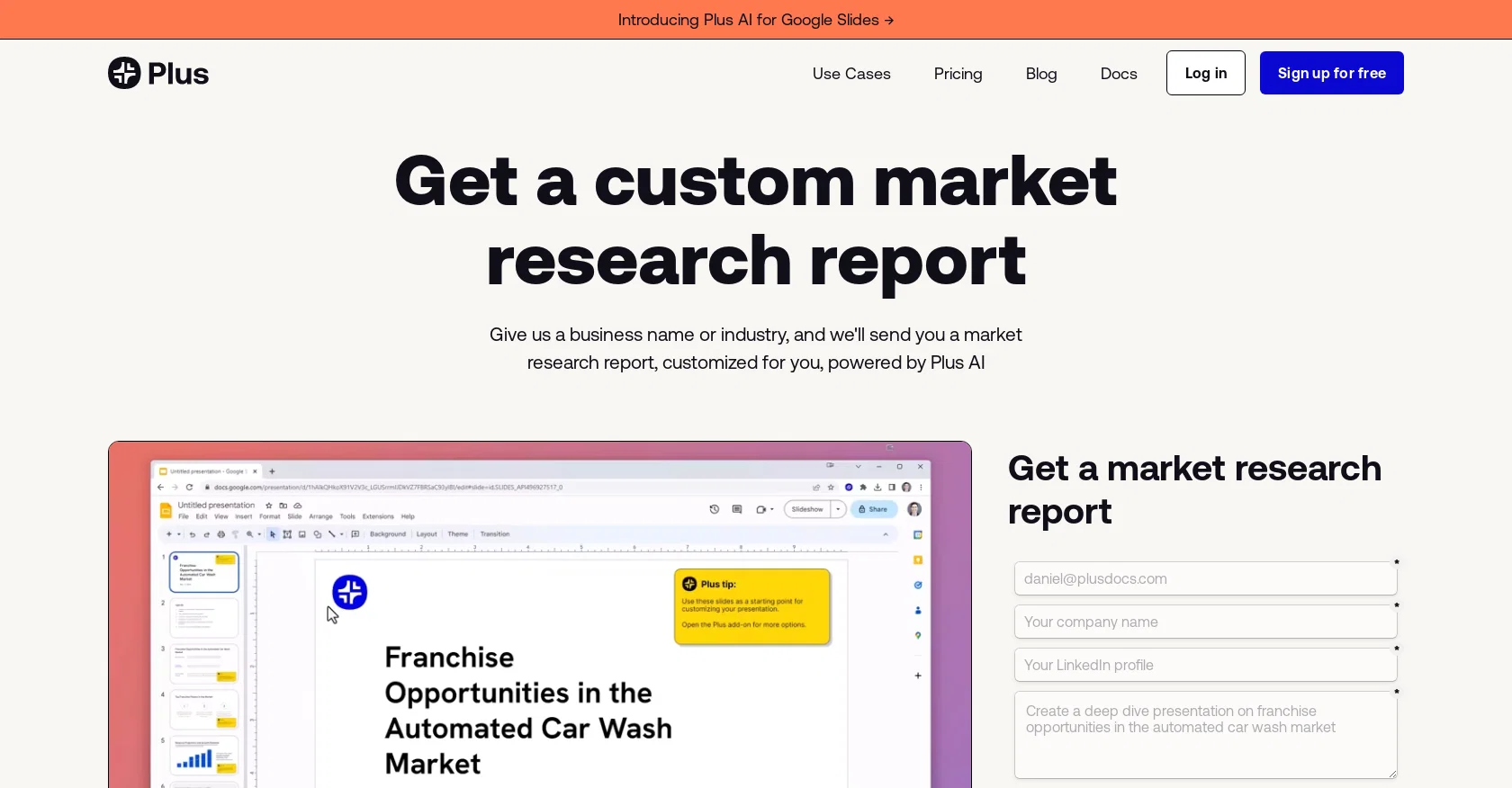 Plusdocs screenshot