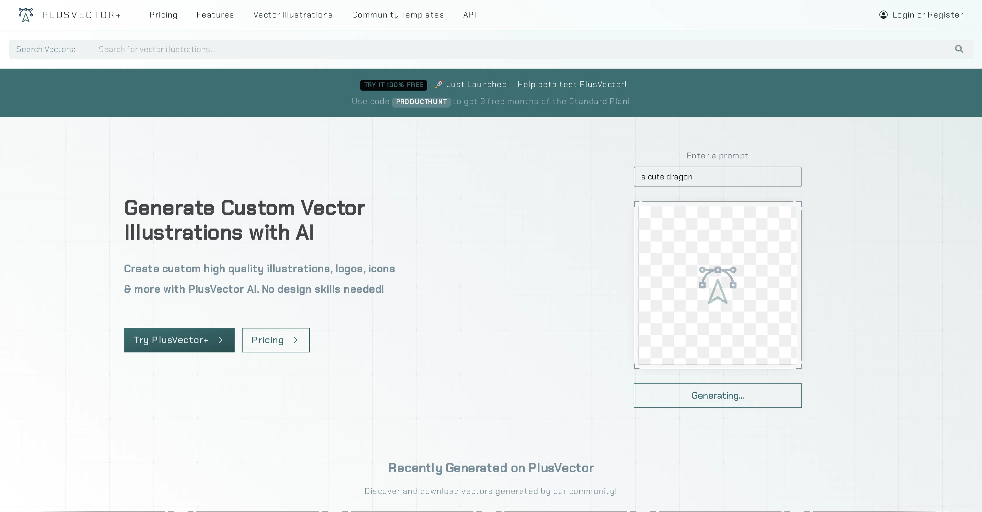 PlusVector screenshot