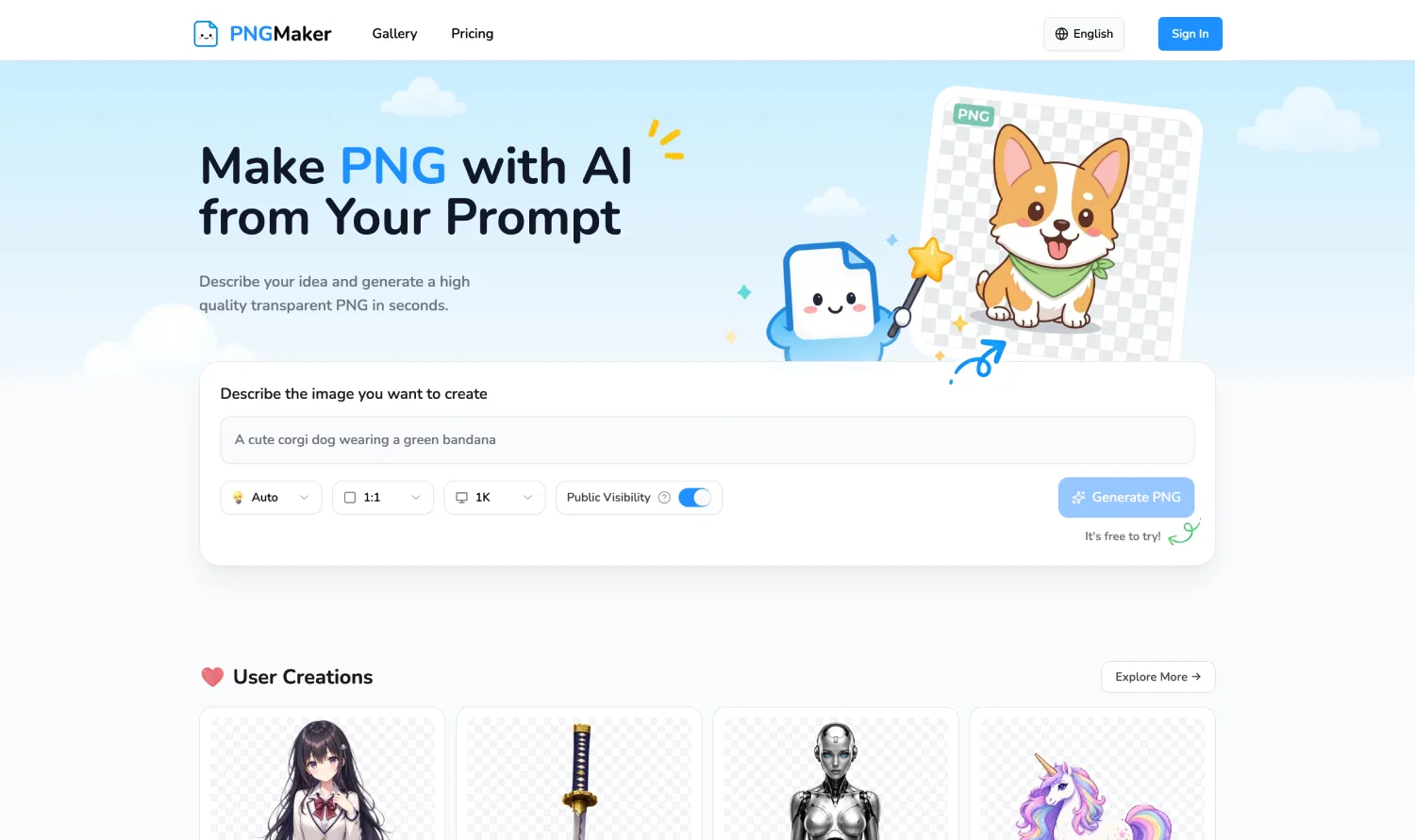 PNGMaker screenshot