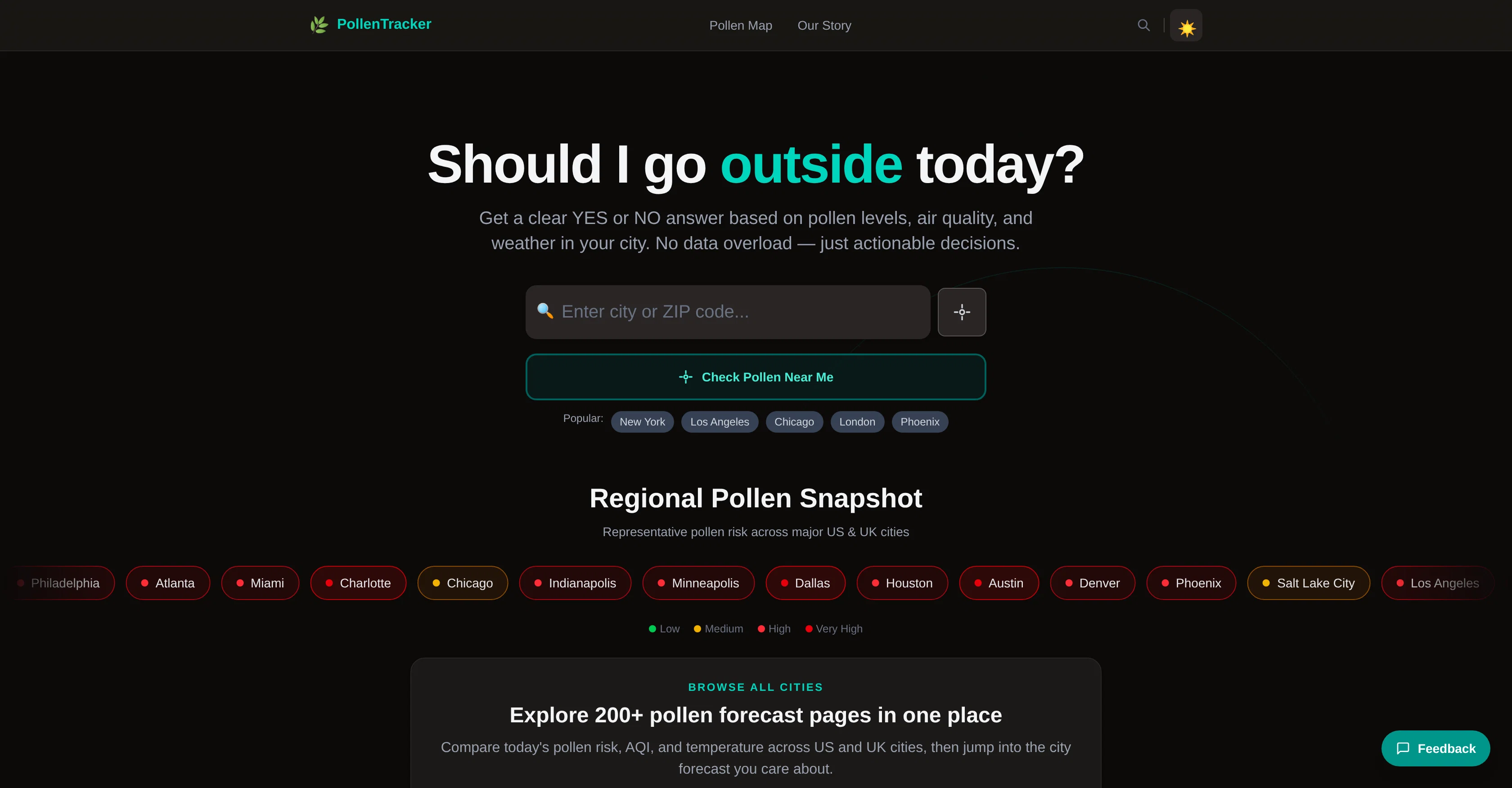 PollenTracker screenshot