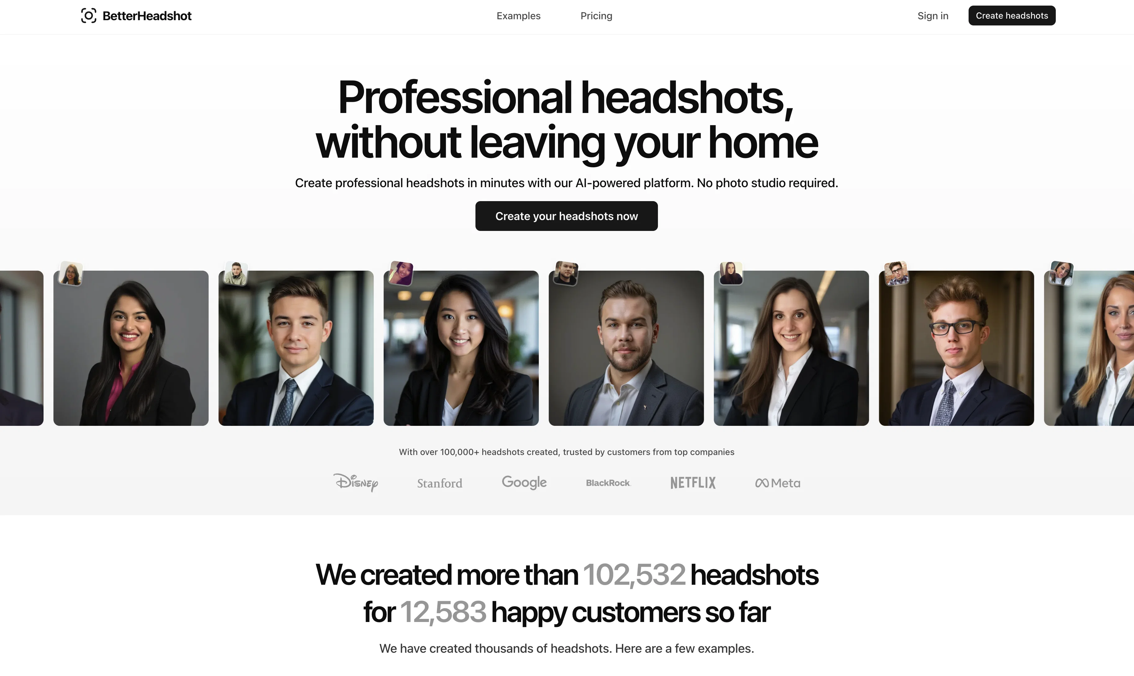 BetterHeadshot screenshot