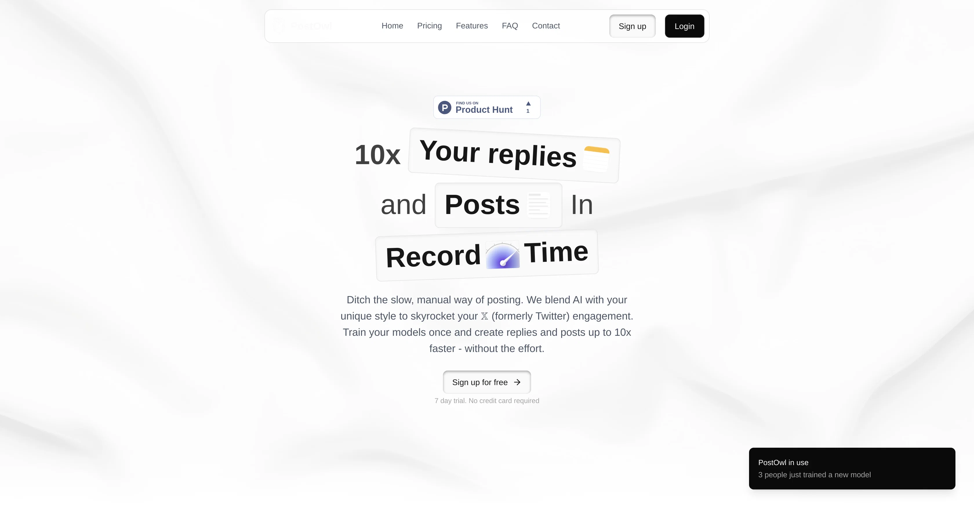 PostOwl screenshot