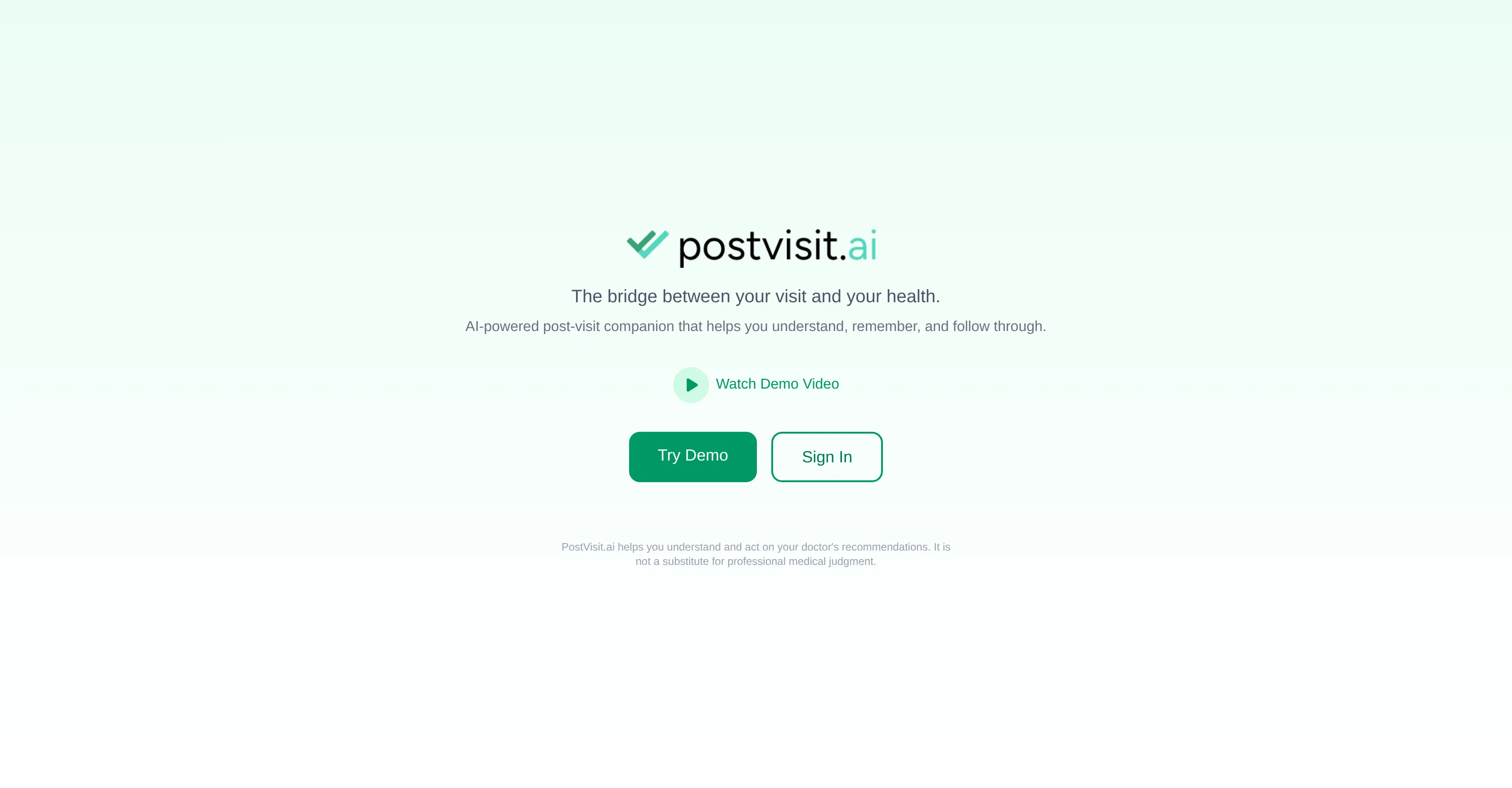 PostVisit.ai screenshot