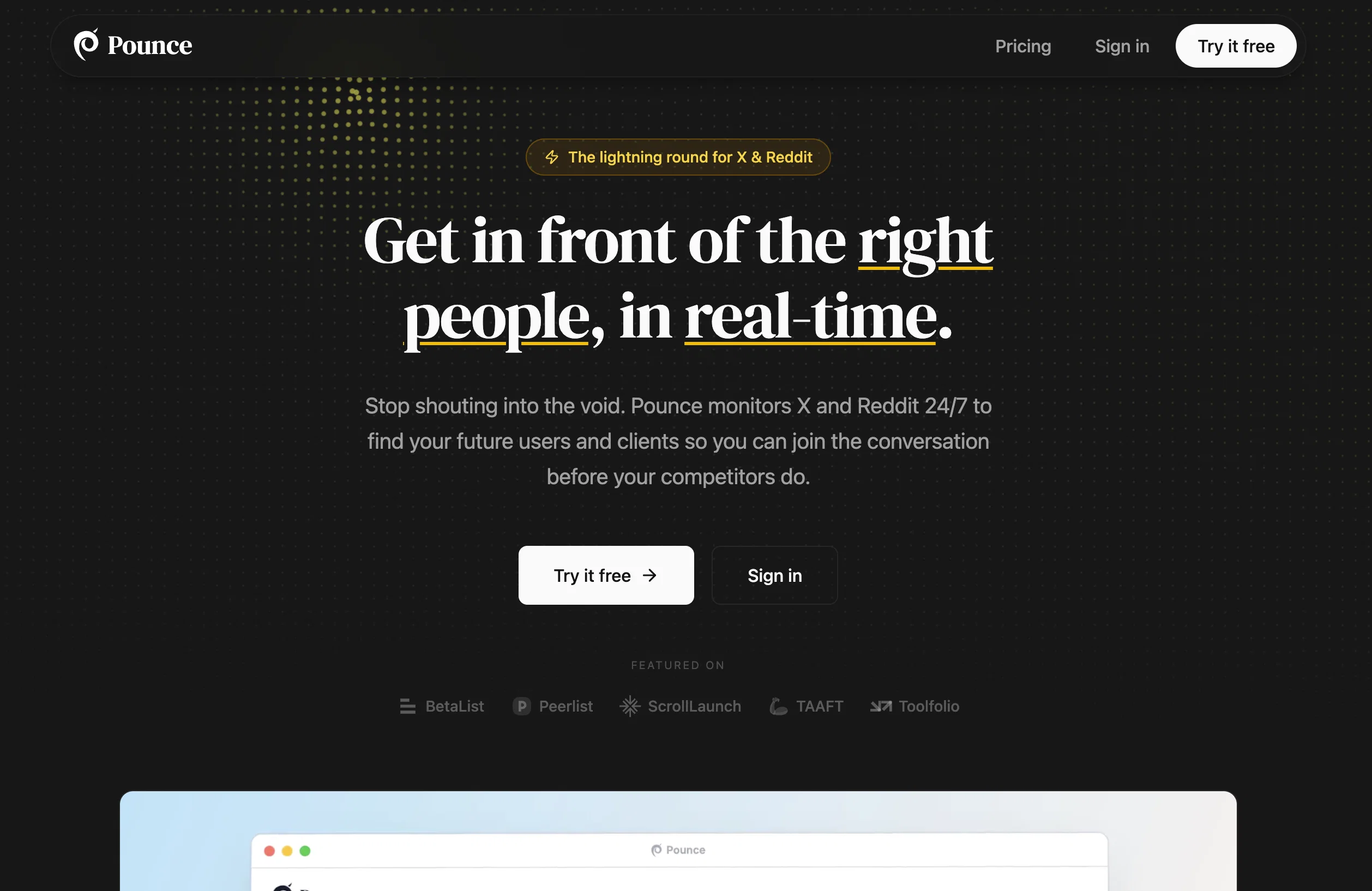 Pouncev2.7 screenshot