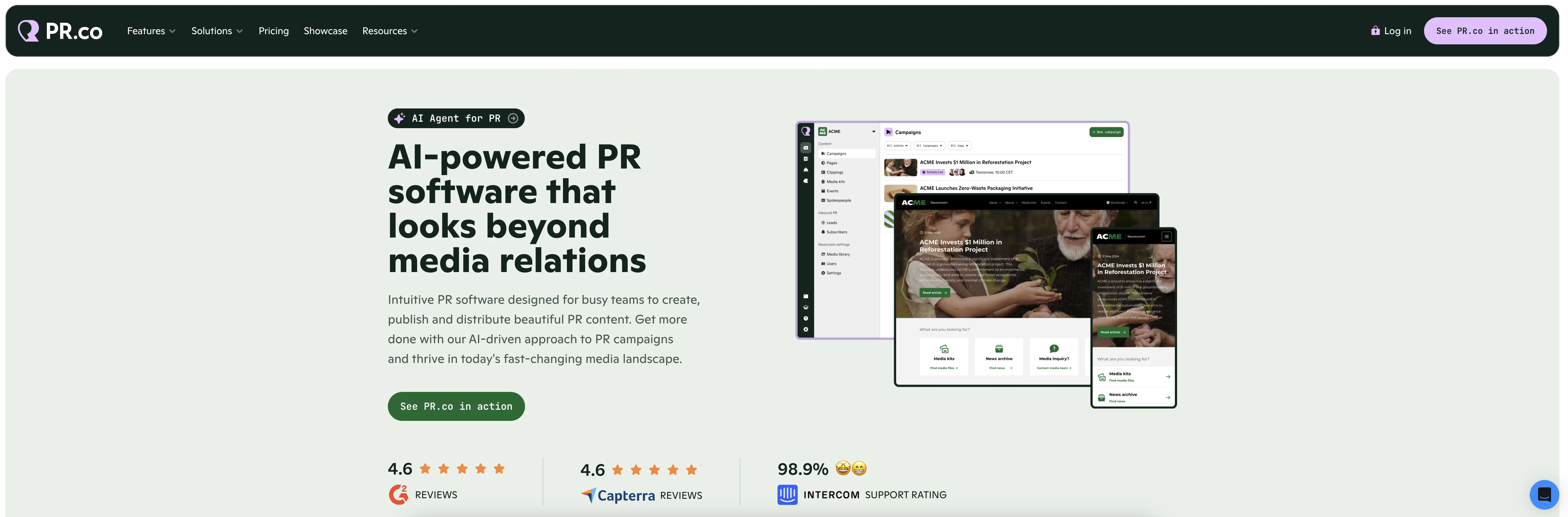 PR.co screenshot