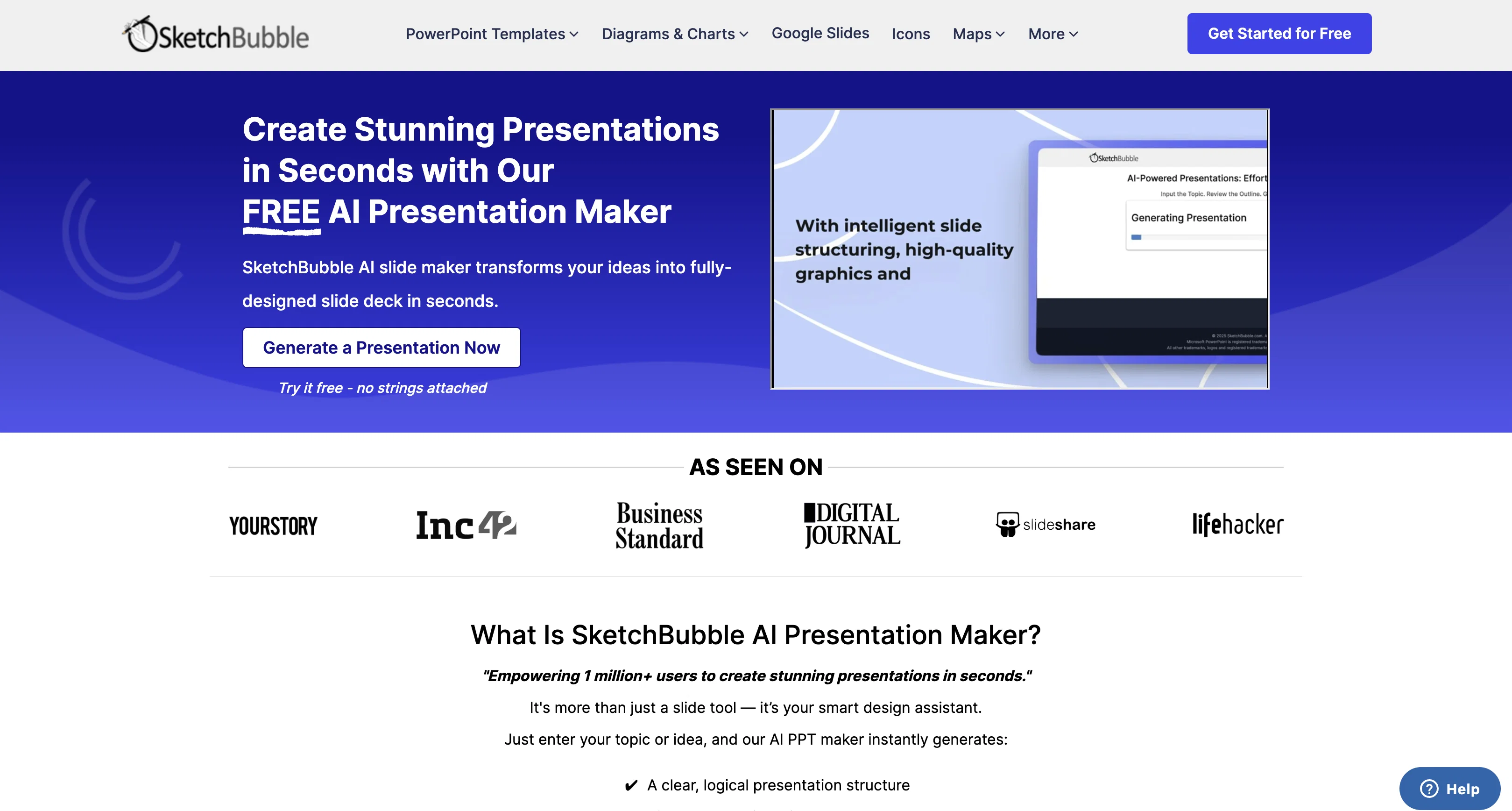 AI Presentation Maker by SketchBubble screenshot