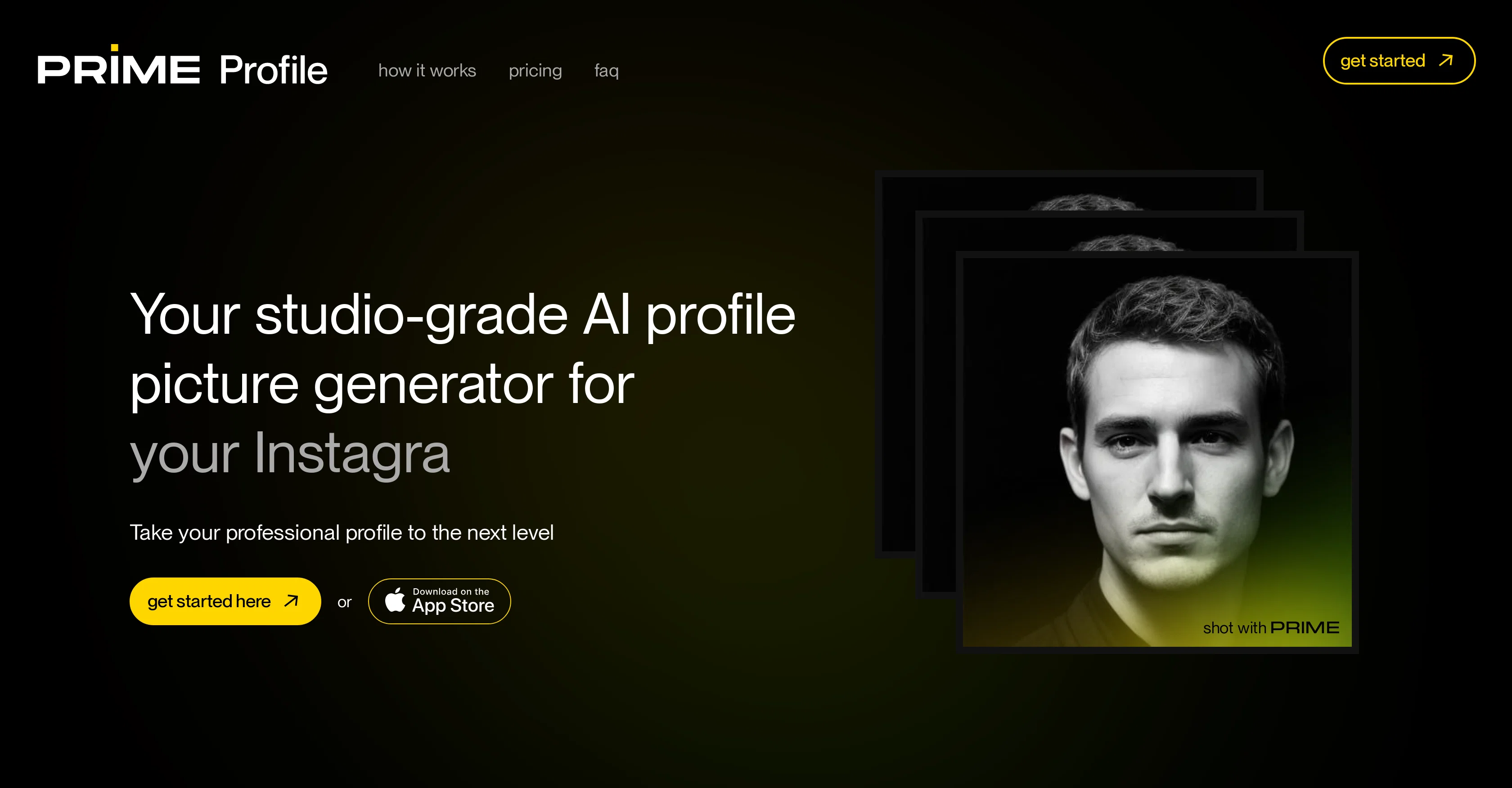 Primeprofile screenshot