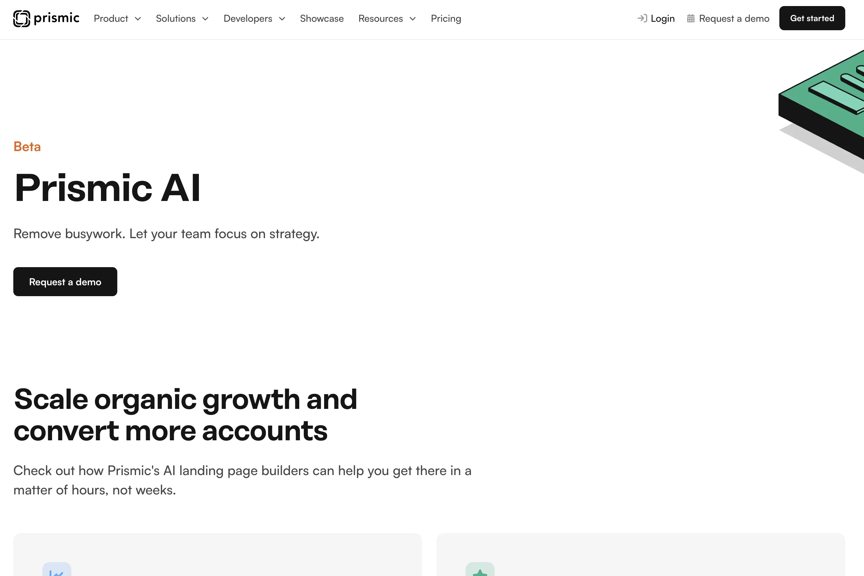 Prismic AI screenshot