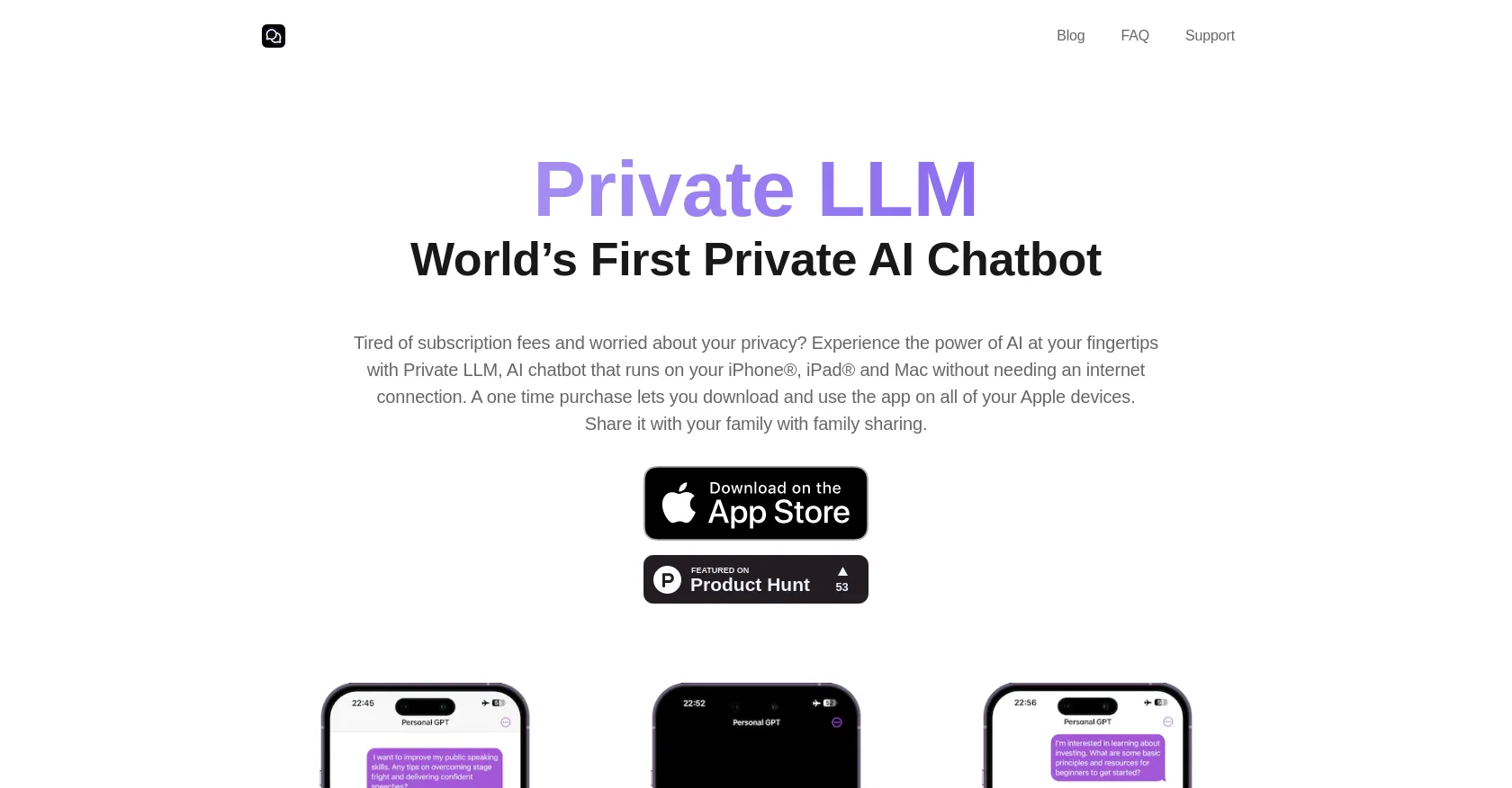 PrivateLLM screenshot