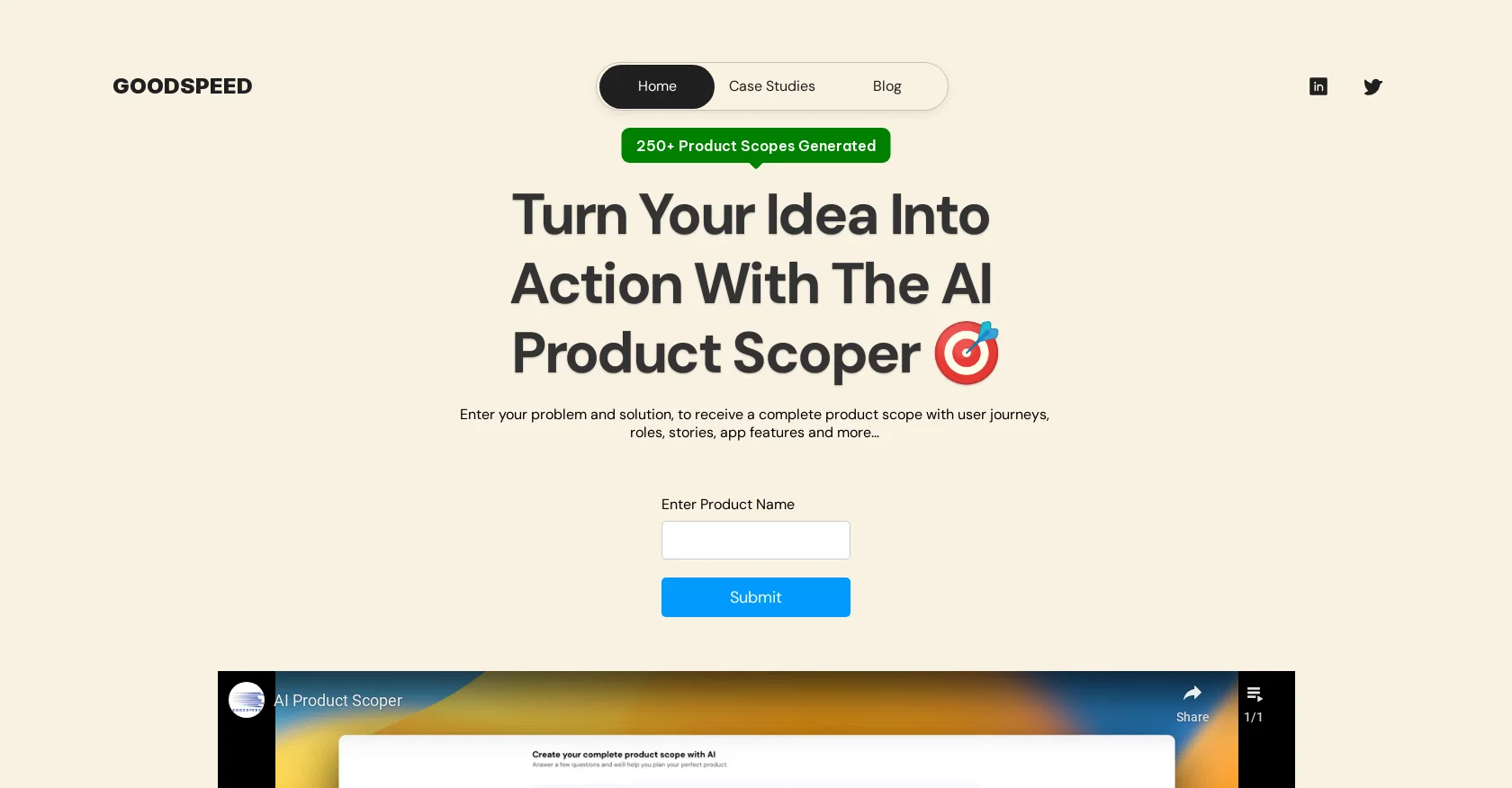 Goodspeed screenshot