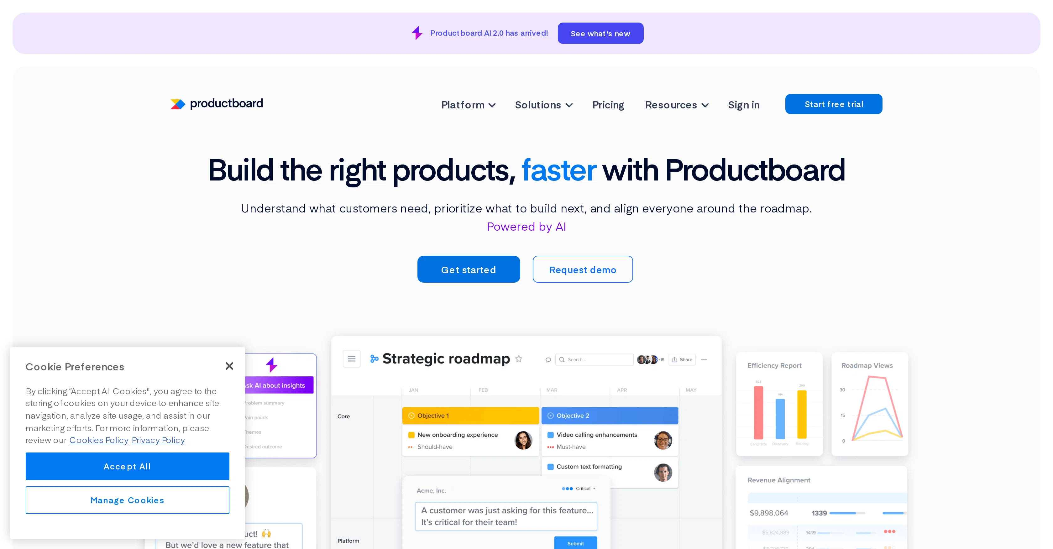 Productboard screenshot
