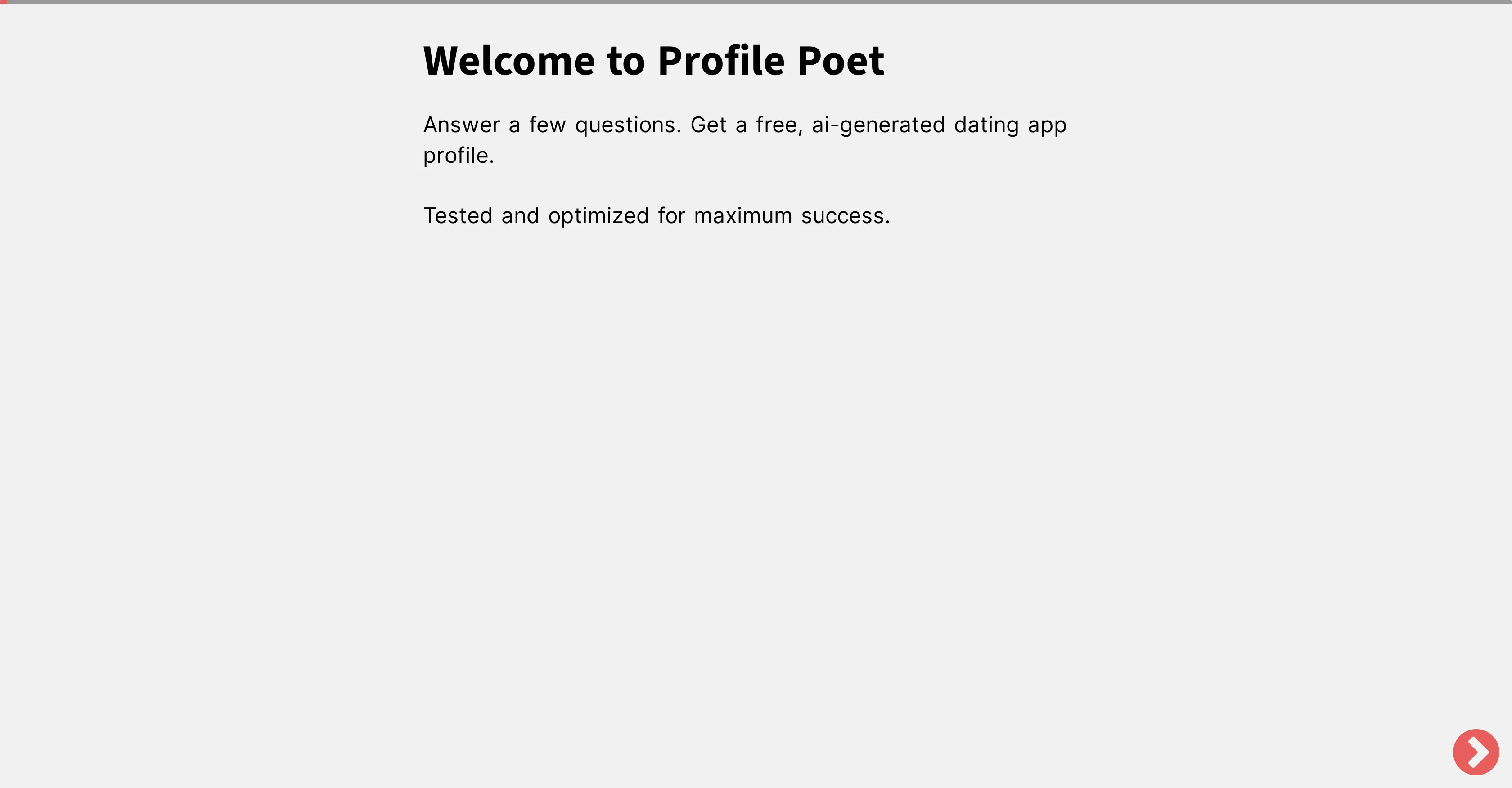 Profile Creator screenshot