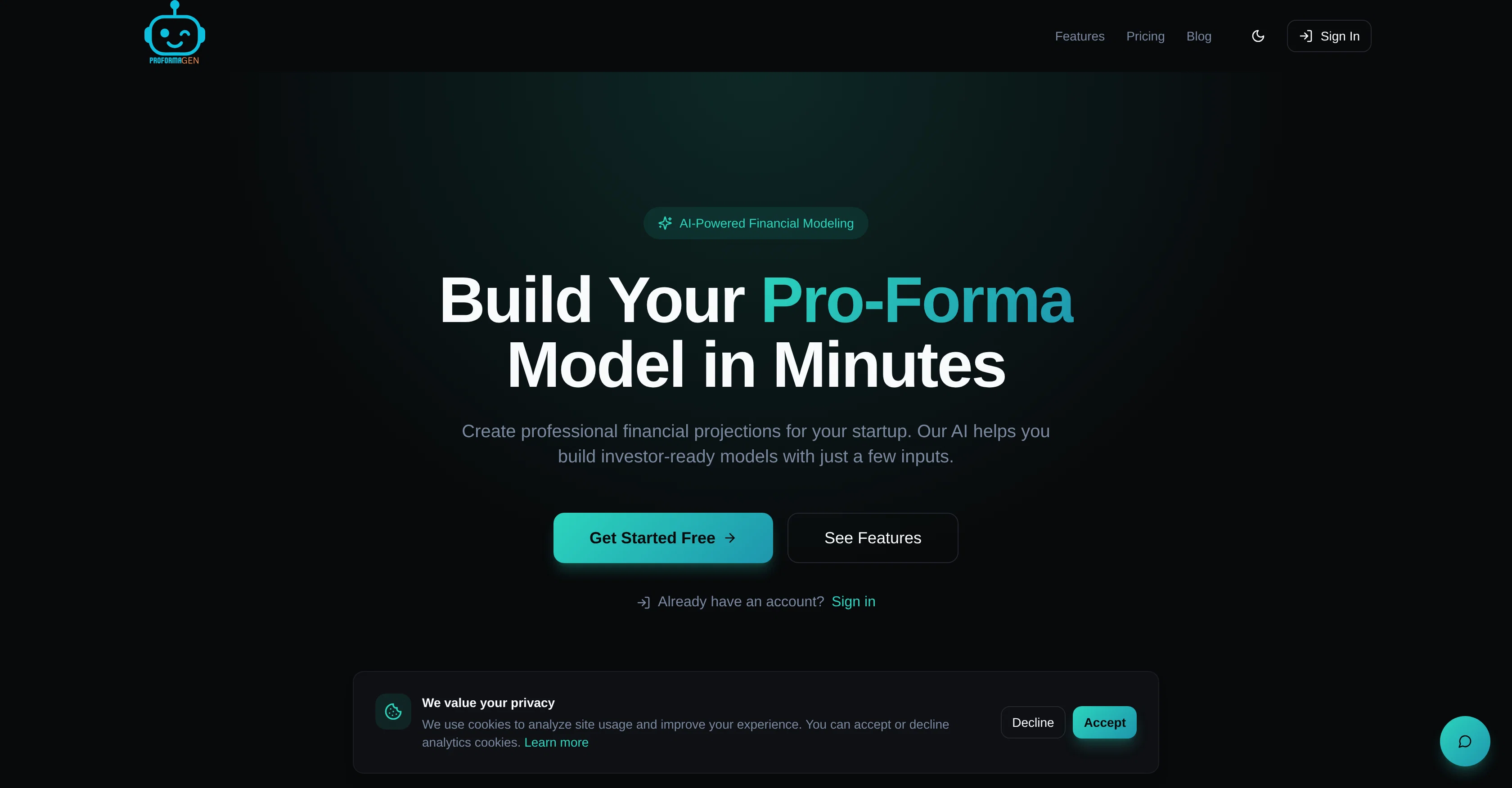 ProFormaGen screenshot