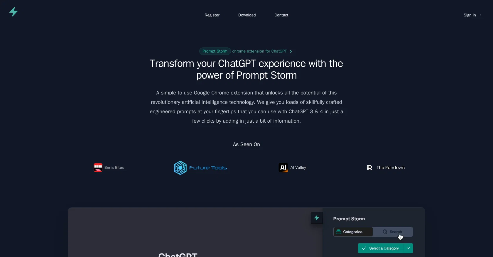 Prompt Storm screenshot