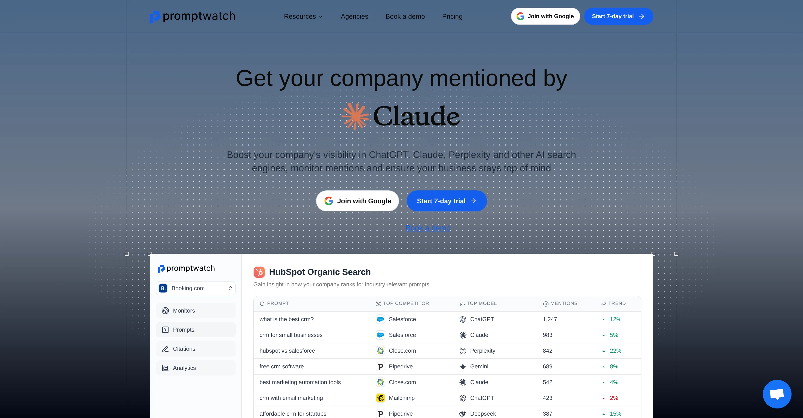 Promptwatch screenshot