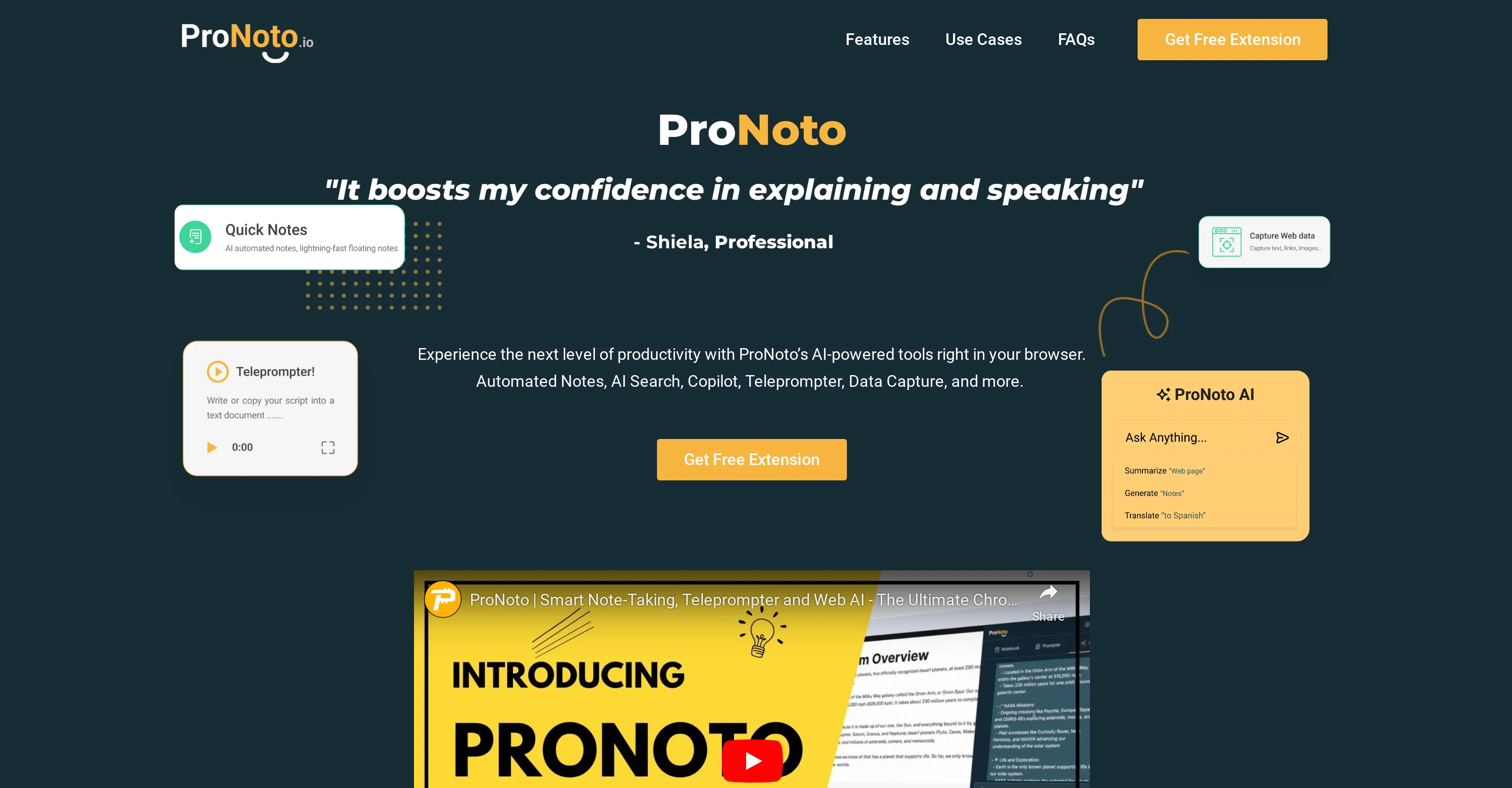 ProNoto screenshot
