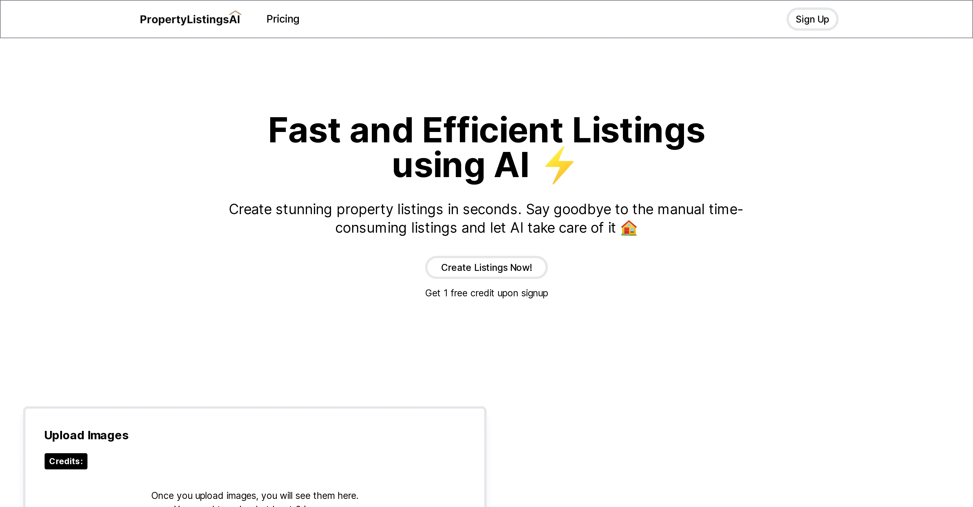 Property Listings AI screenshot