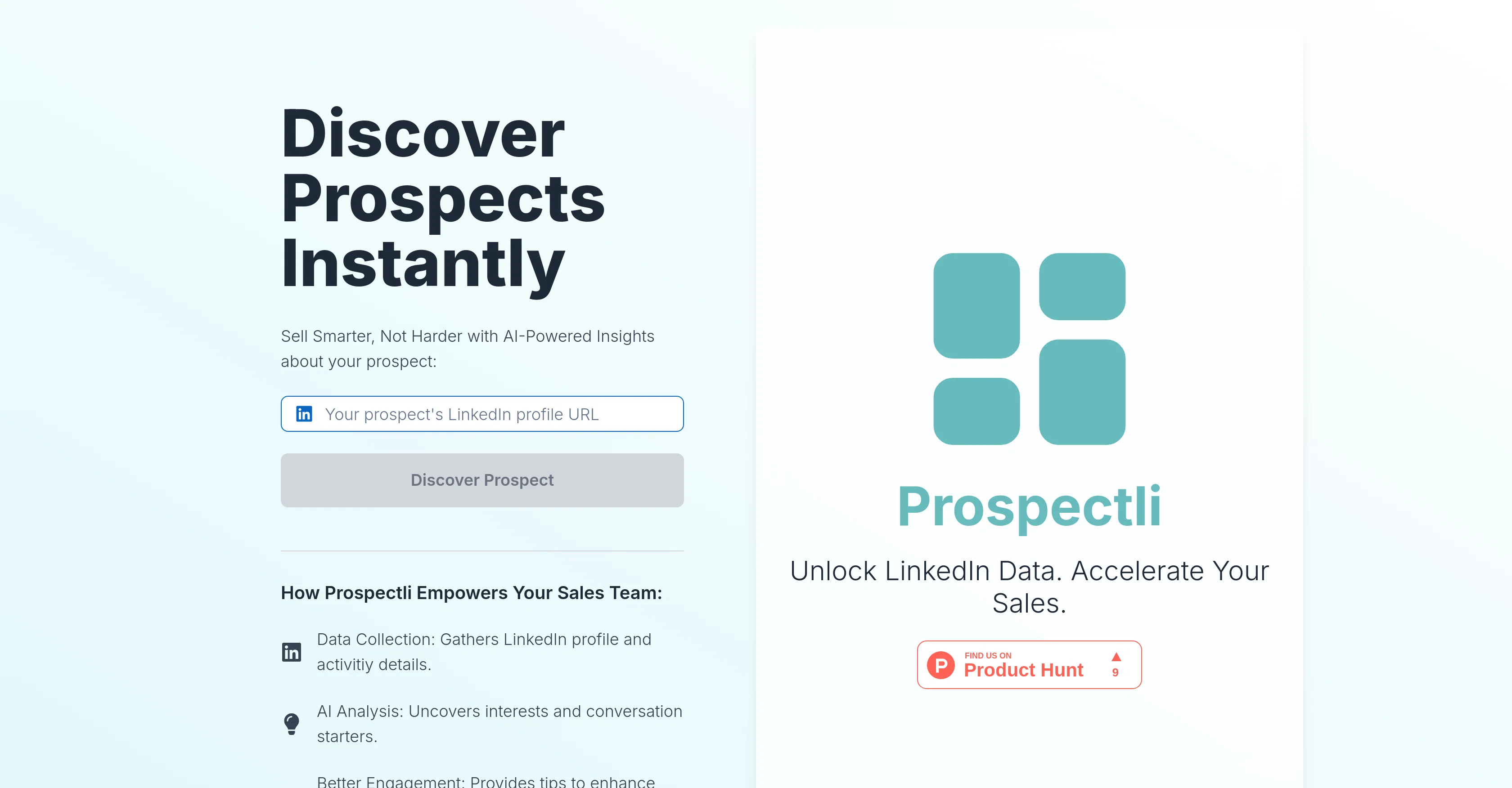 Prospectli screenshot