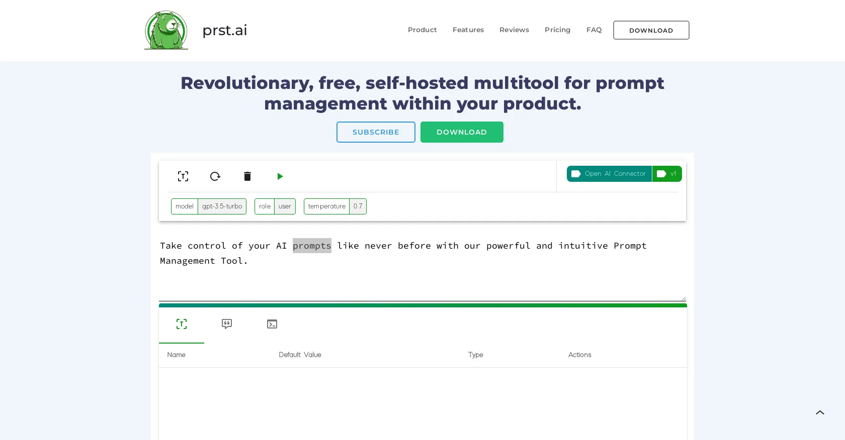 PRST.ai screenshot