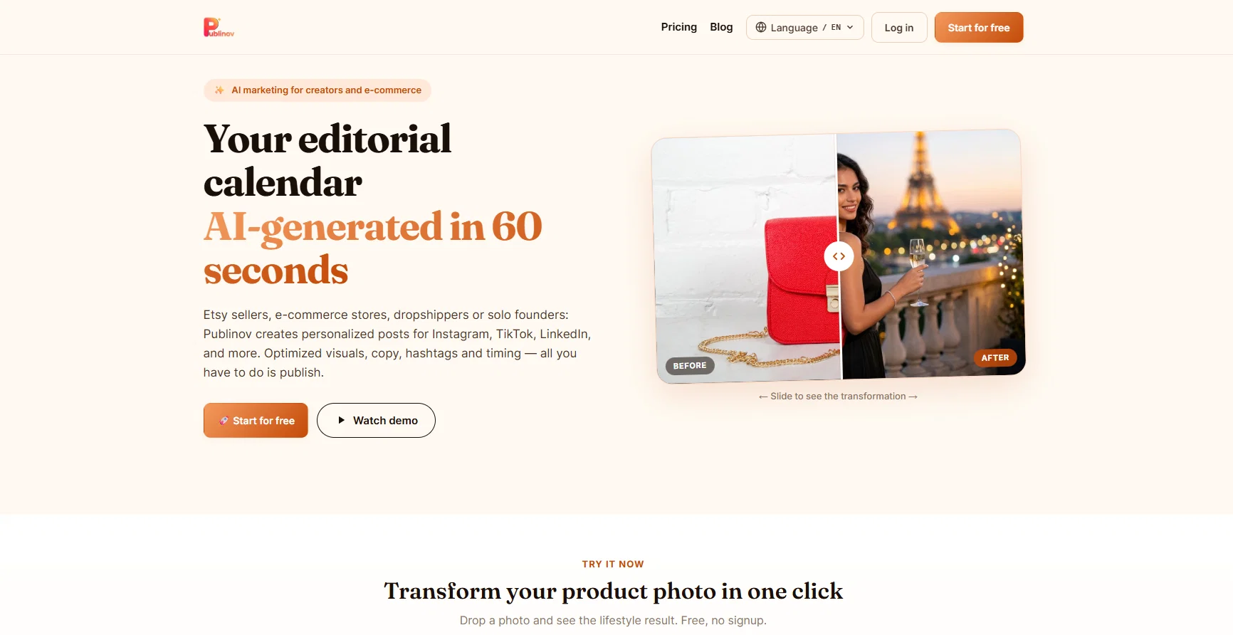 Publinov screenshot