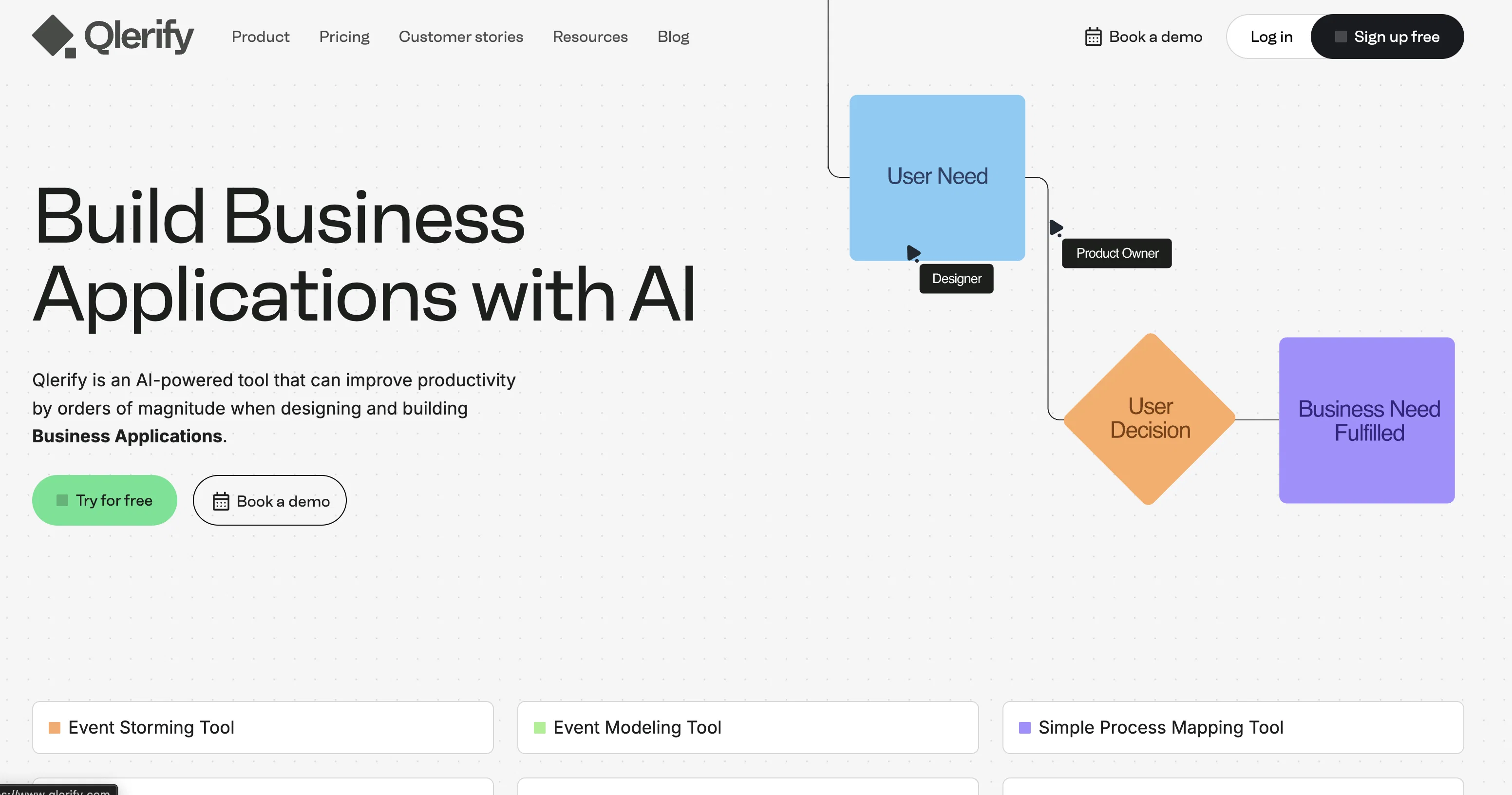 Qlerify screenshot