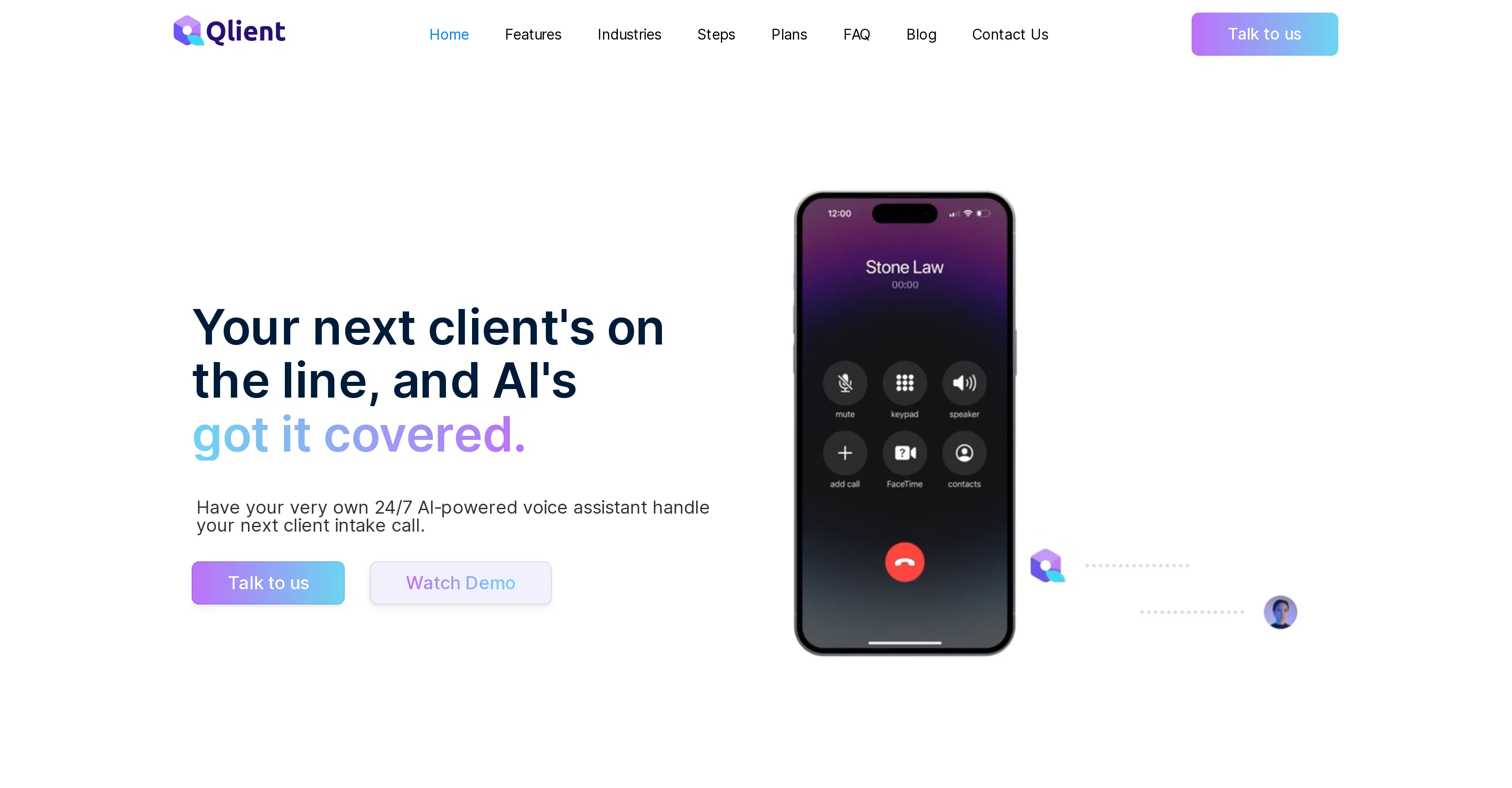 Qlient screenshot