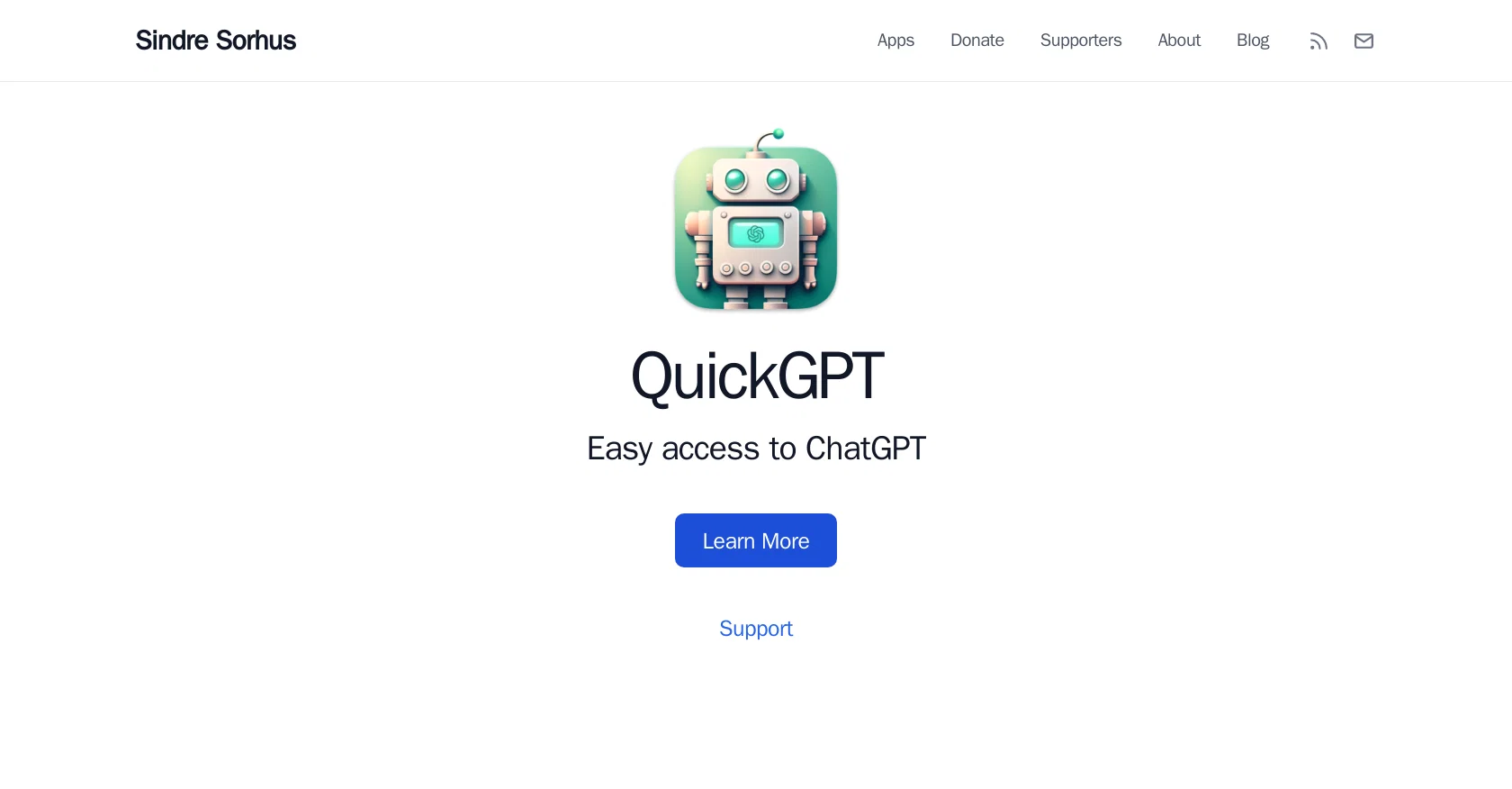 QuickGPT screenshot