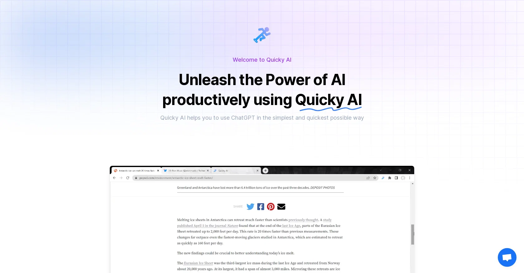QuickyAI screenshot