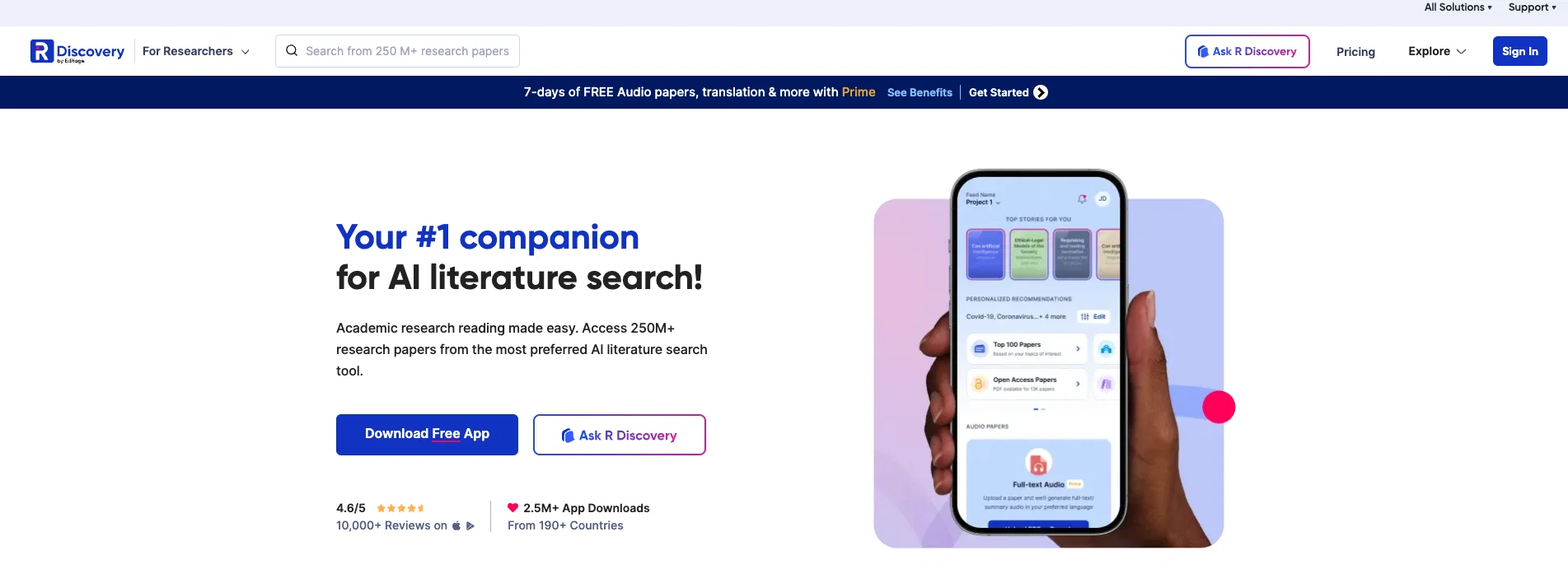 R Discovery screenshot