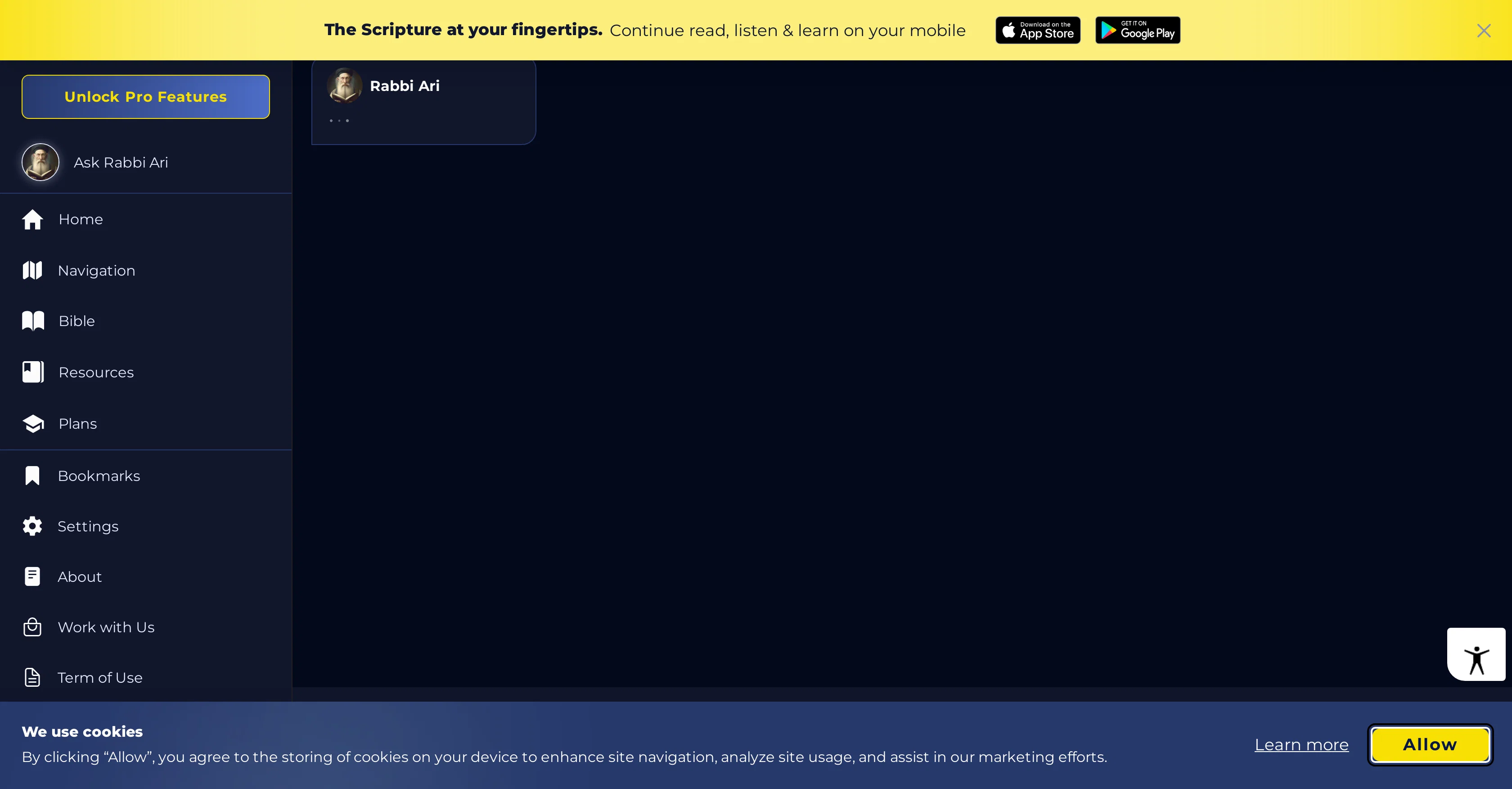 Rabbi AI screenshot