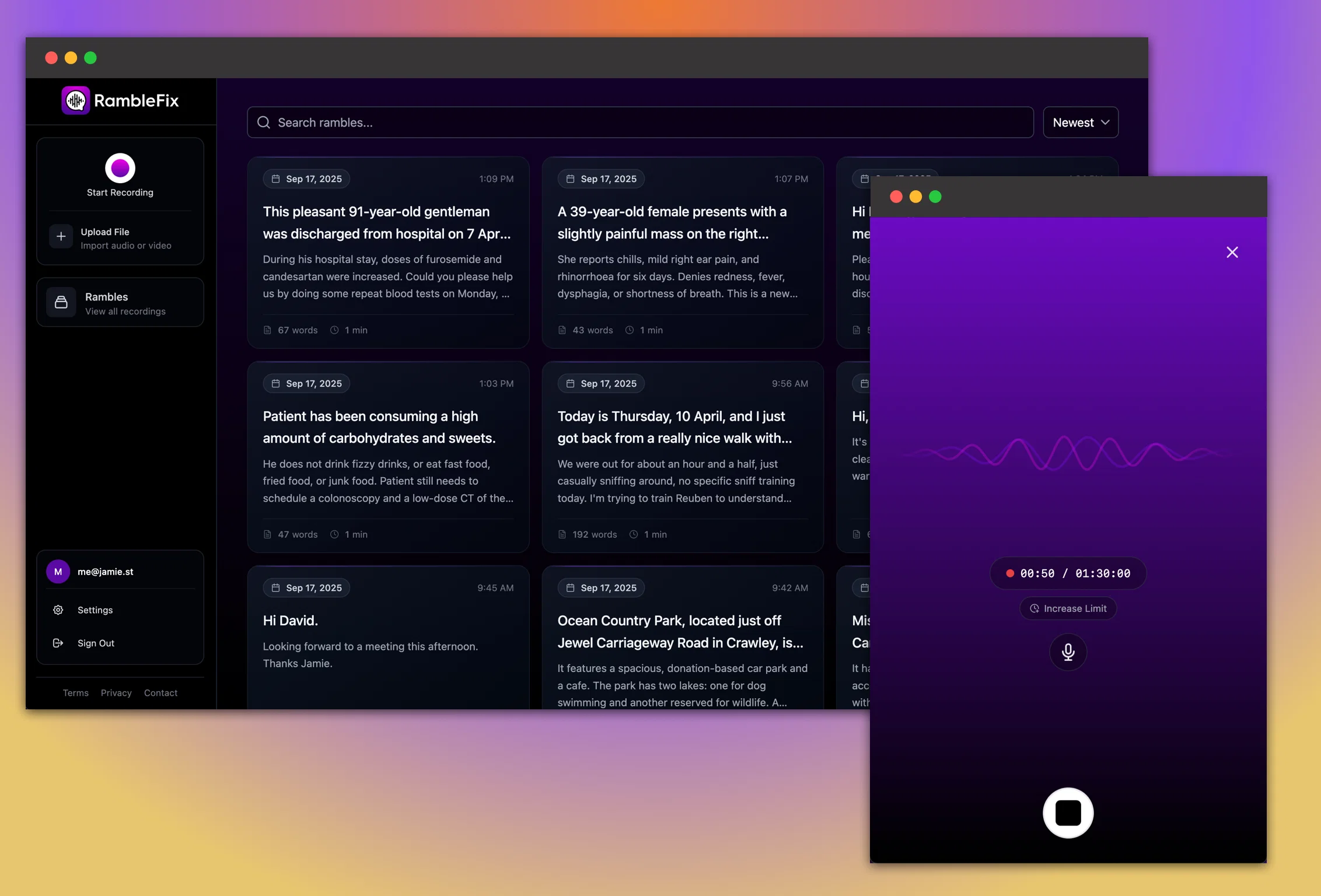 RambleFixv3.0 screenshot