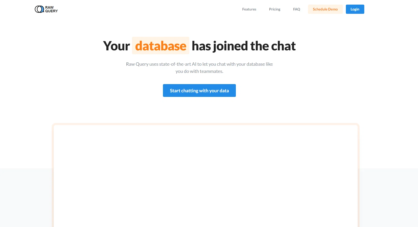 Raw Query screenshot