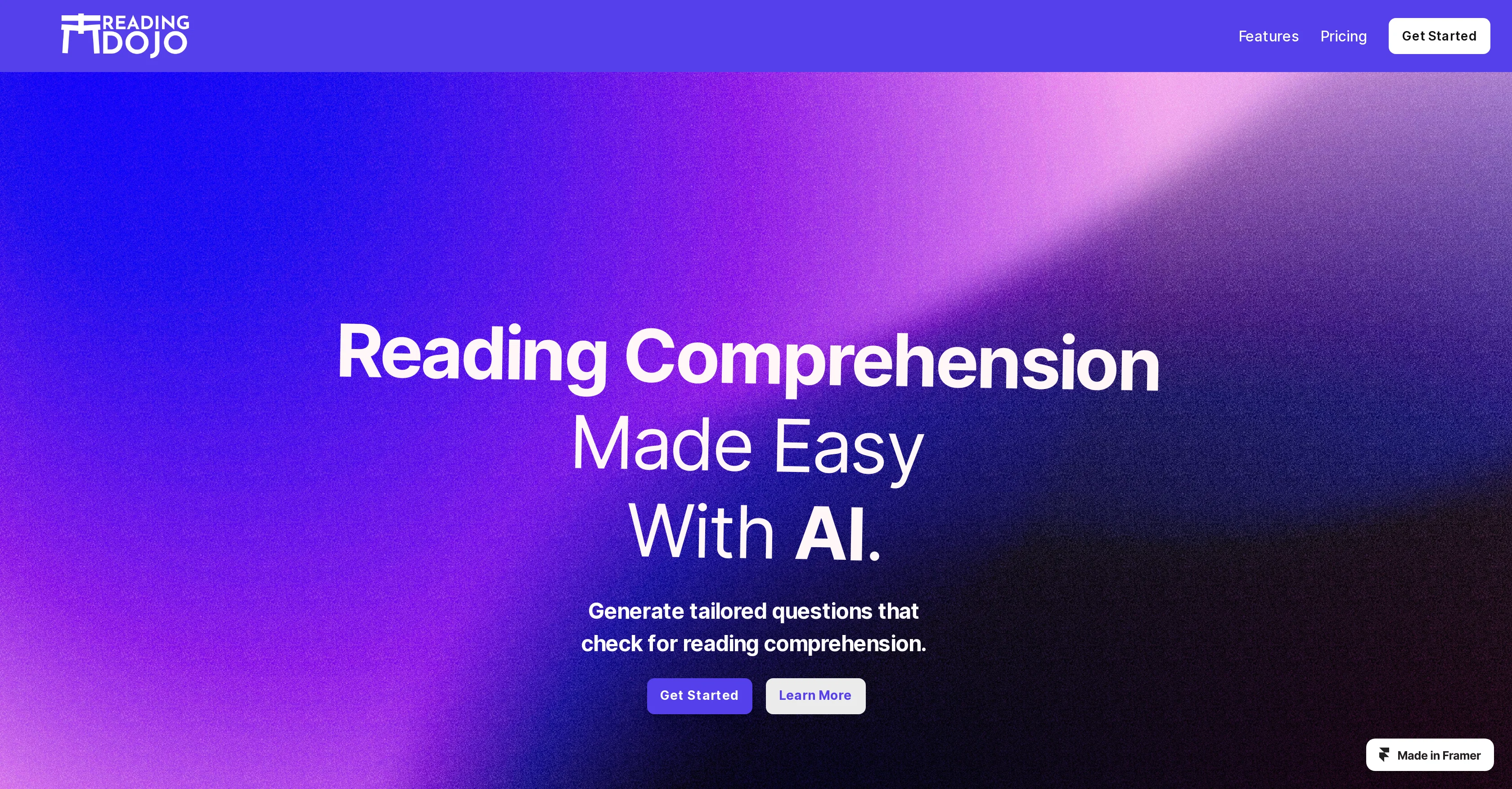 Reading Dojo screenshot