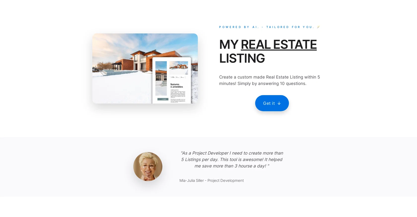 Real Estate Listing screenshot