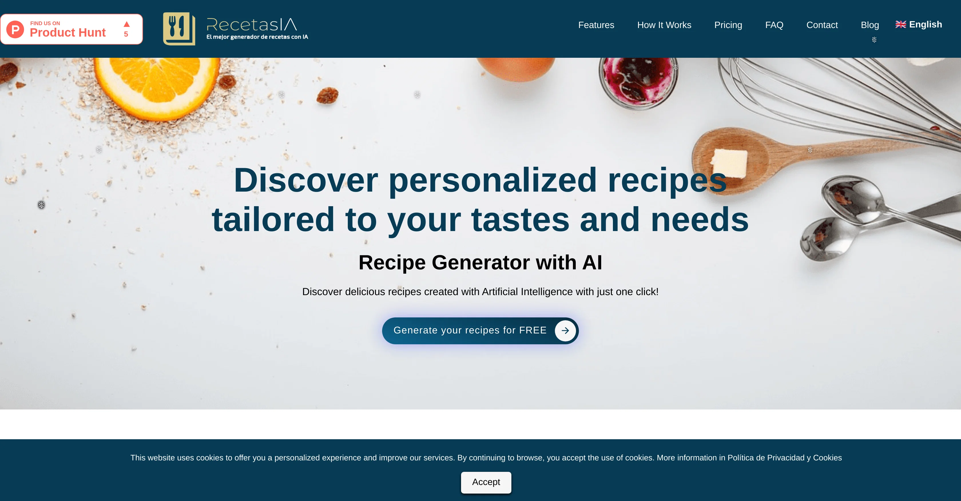 RecetasIA screenshot