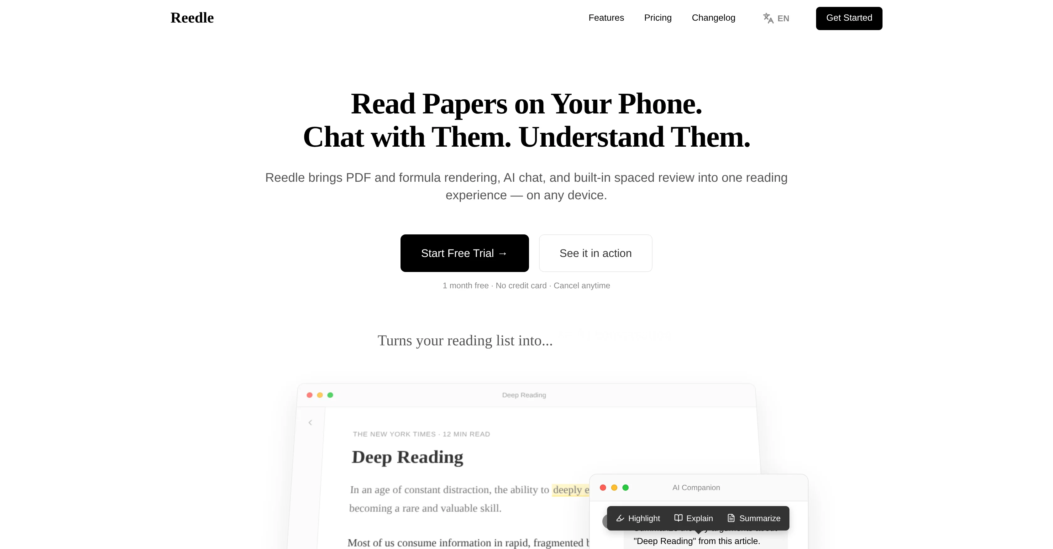 Reedlev1.5.0 screenshot