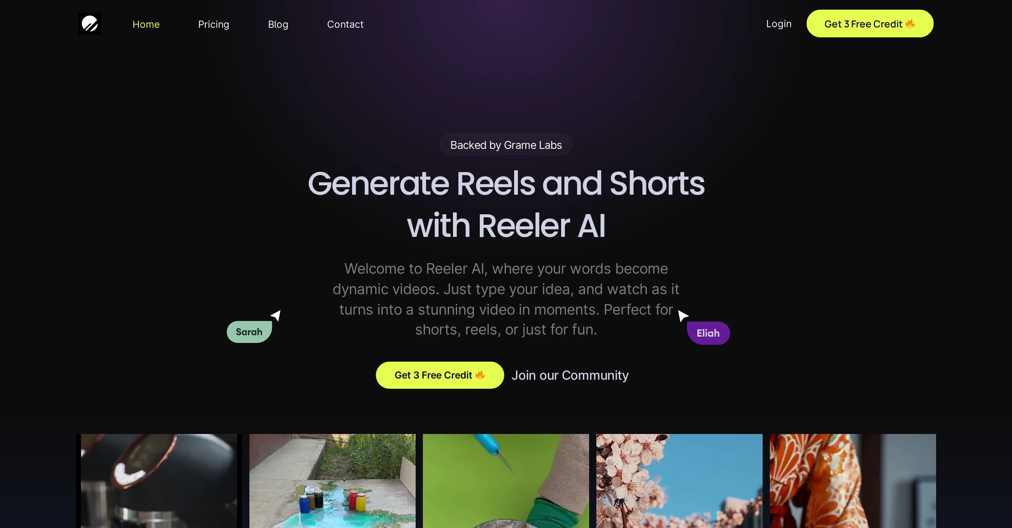 Reeler AI screenshot