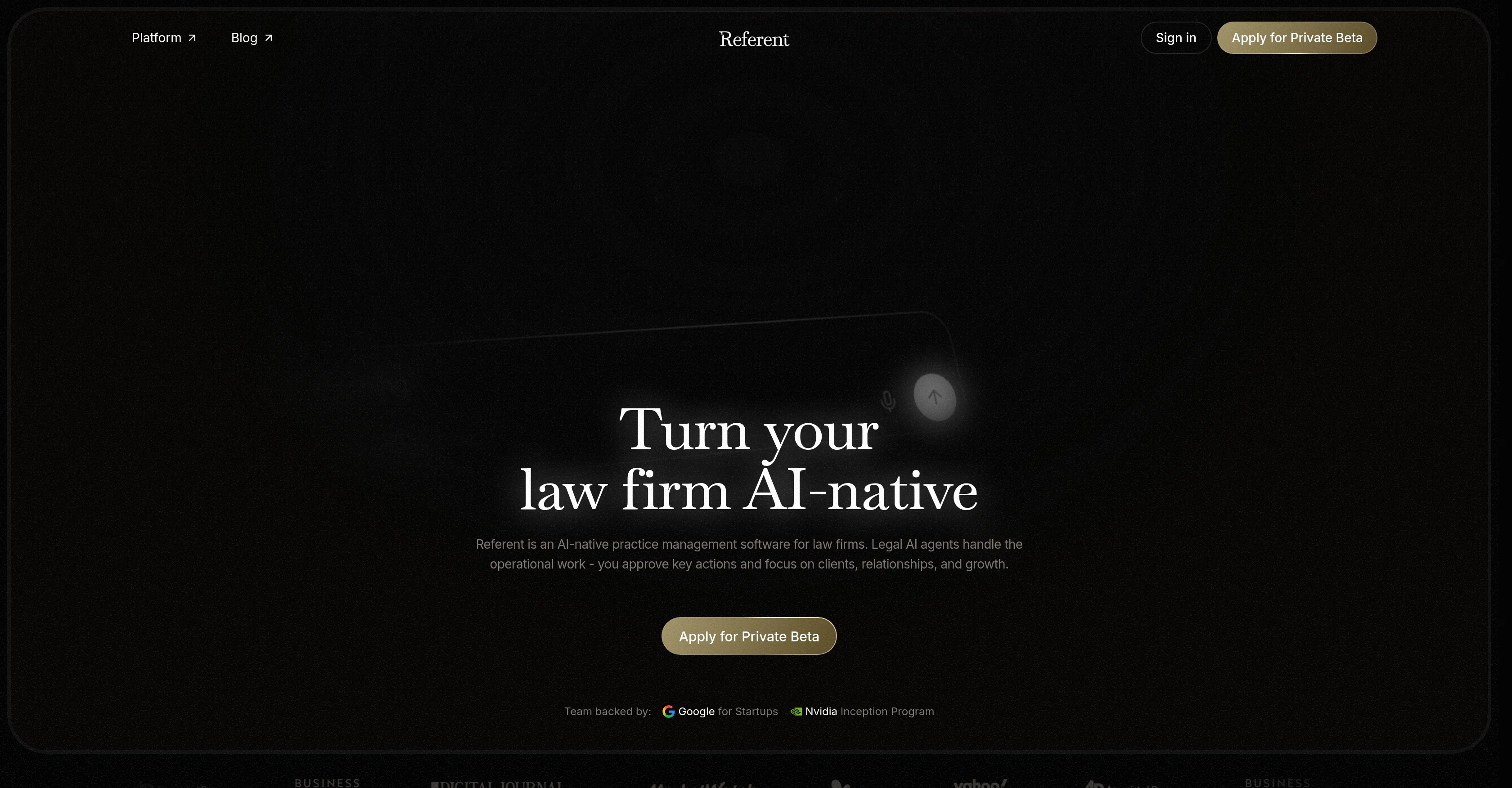 Referent screenshot