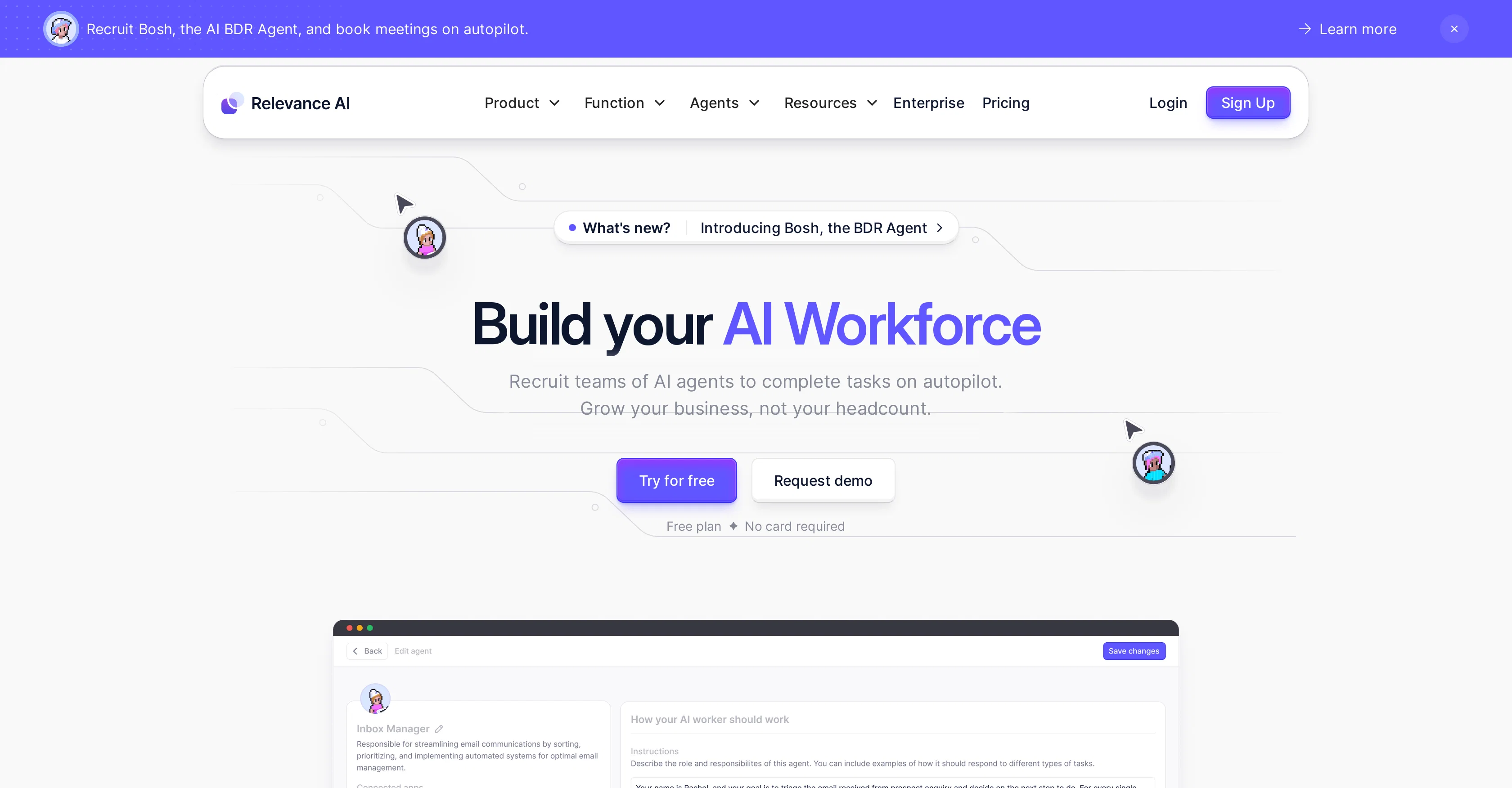 Relevance AI screenshot