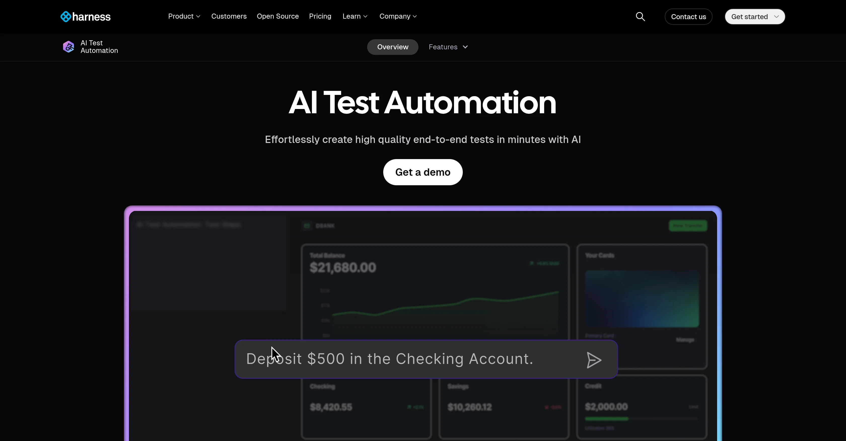 Harness | AI Test Automation screenshot