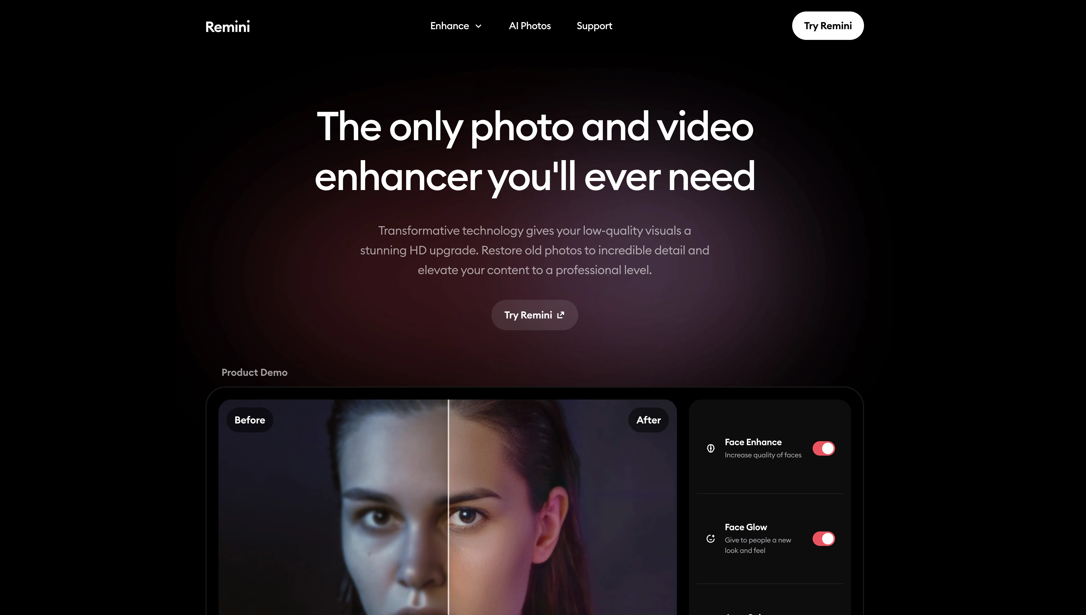 Remini screenshot