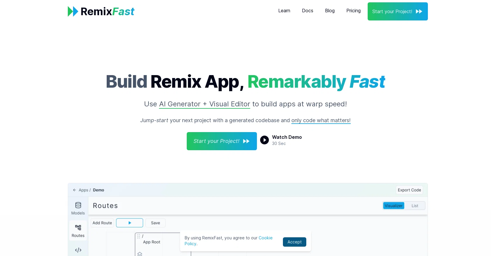 Remixfast screenshot