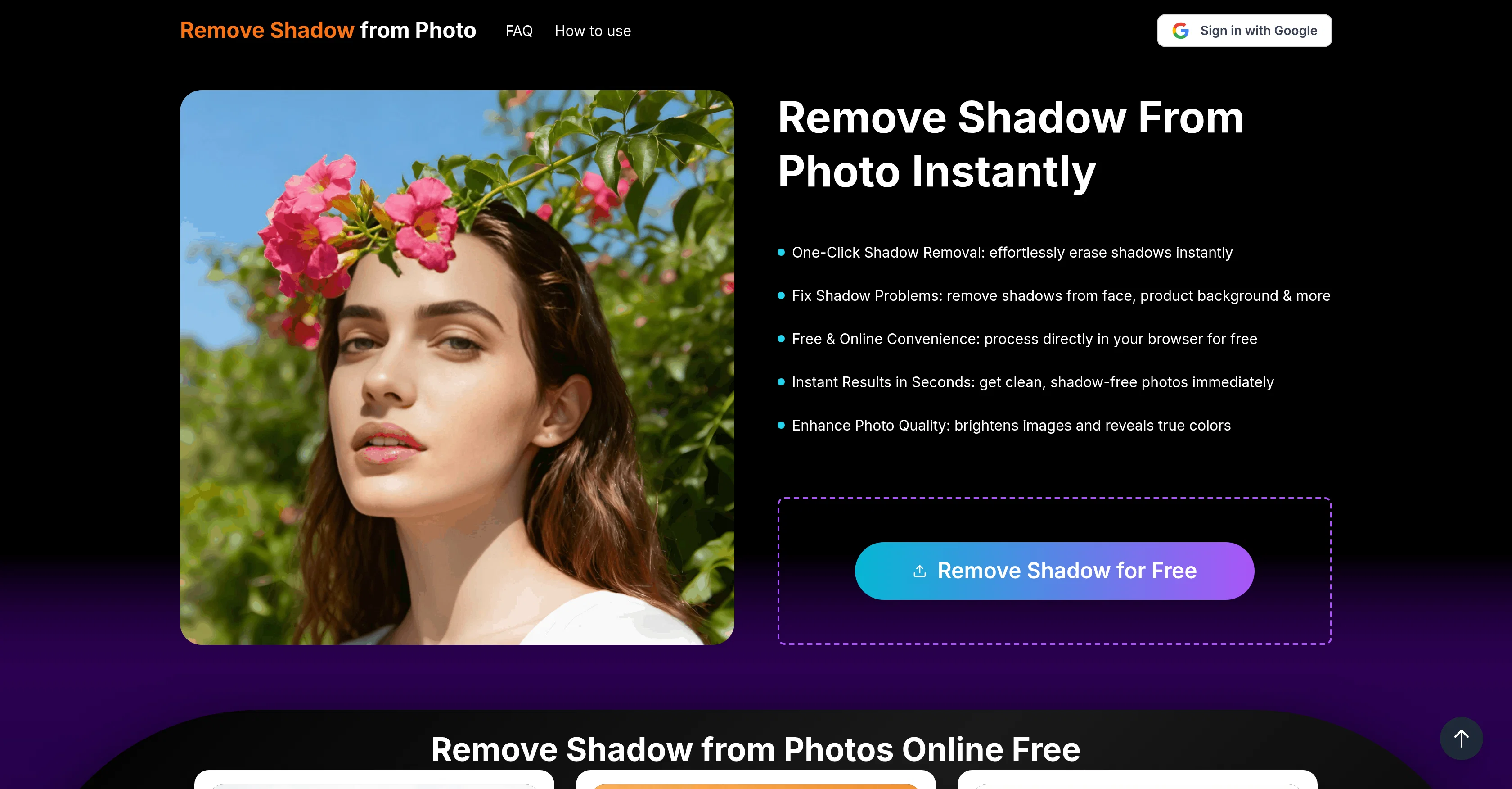 Remove Shadow From Photo screenshot