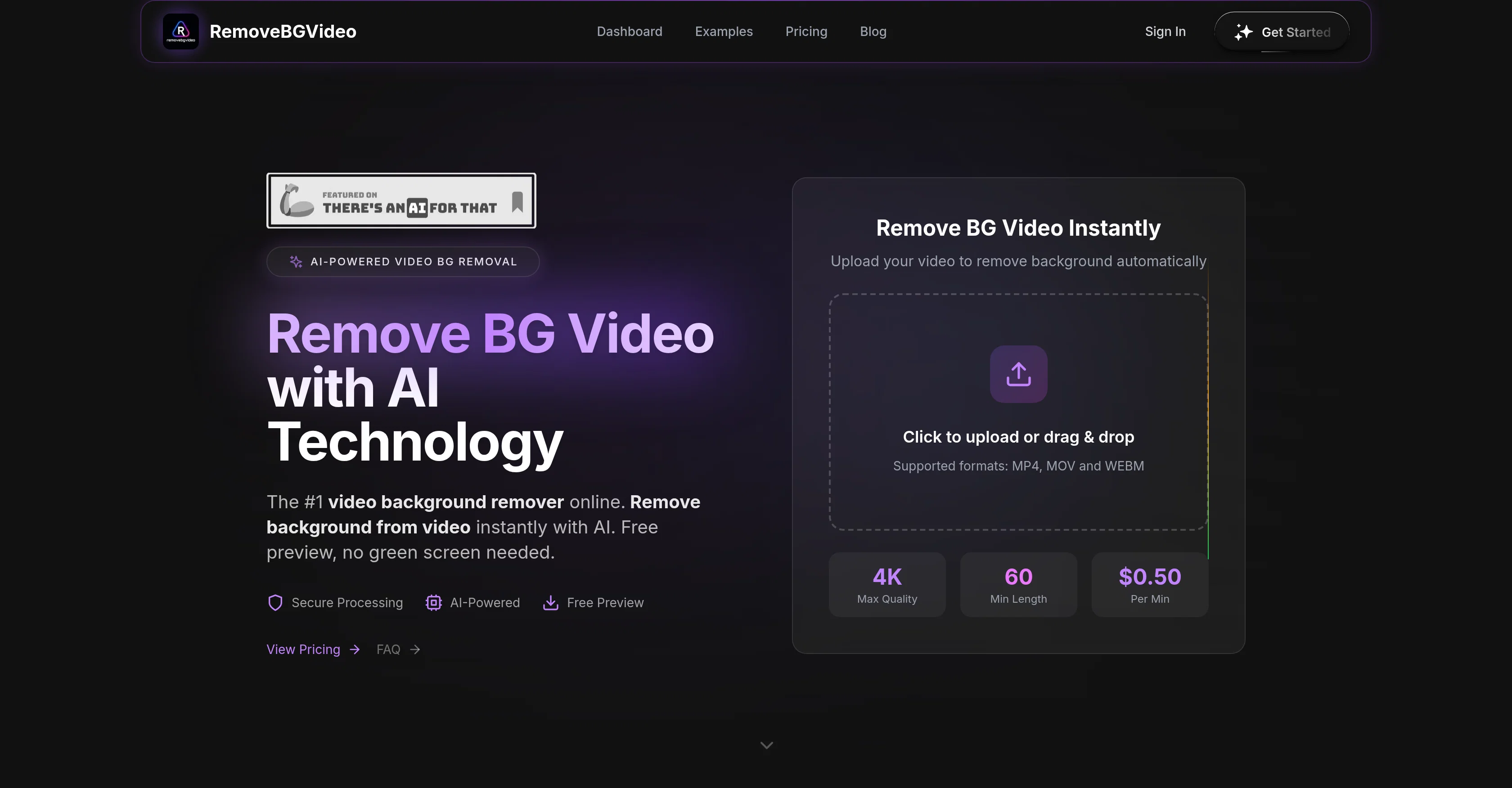 RemoveBGVideo screenshot