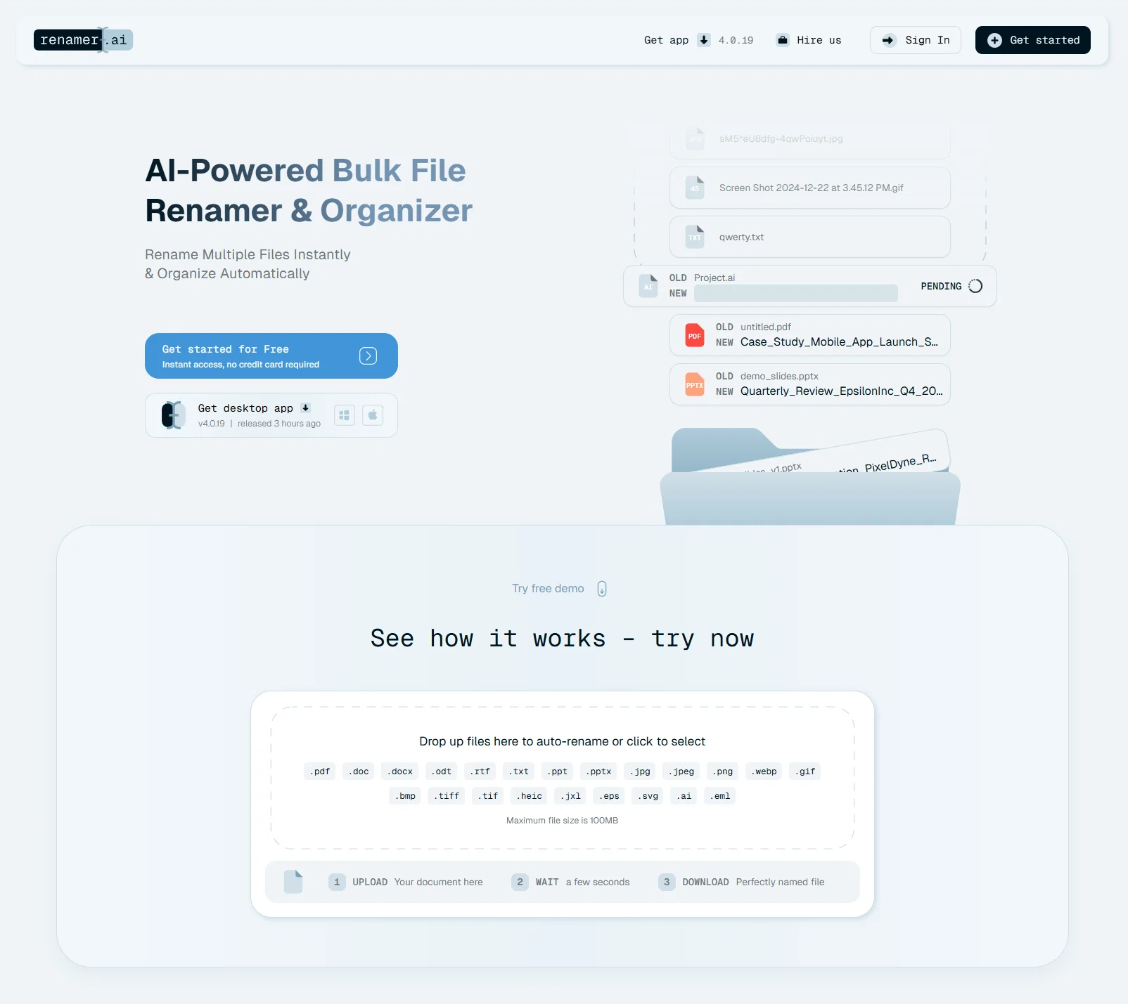 Renamer.aiv4.4.5 screenshot