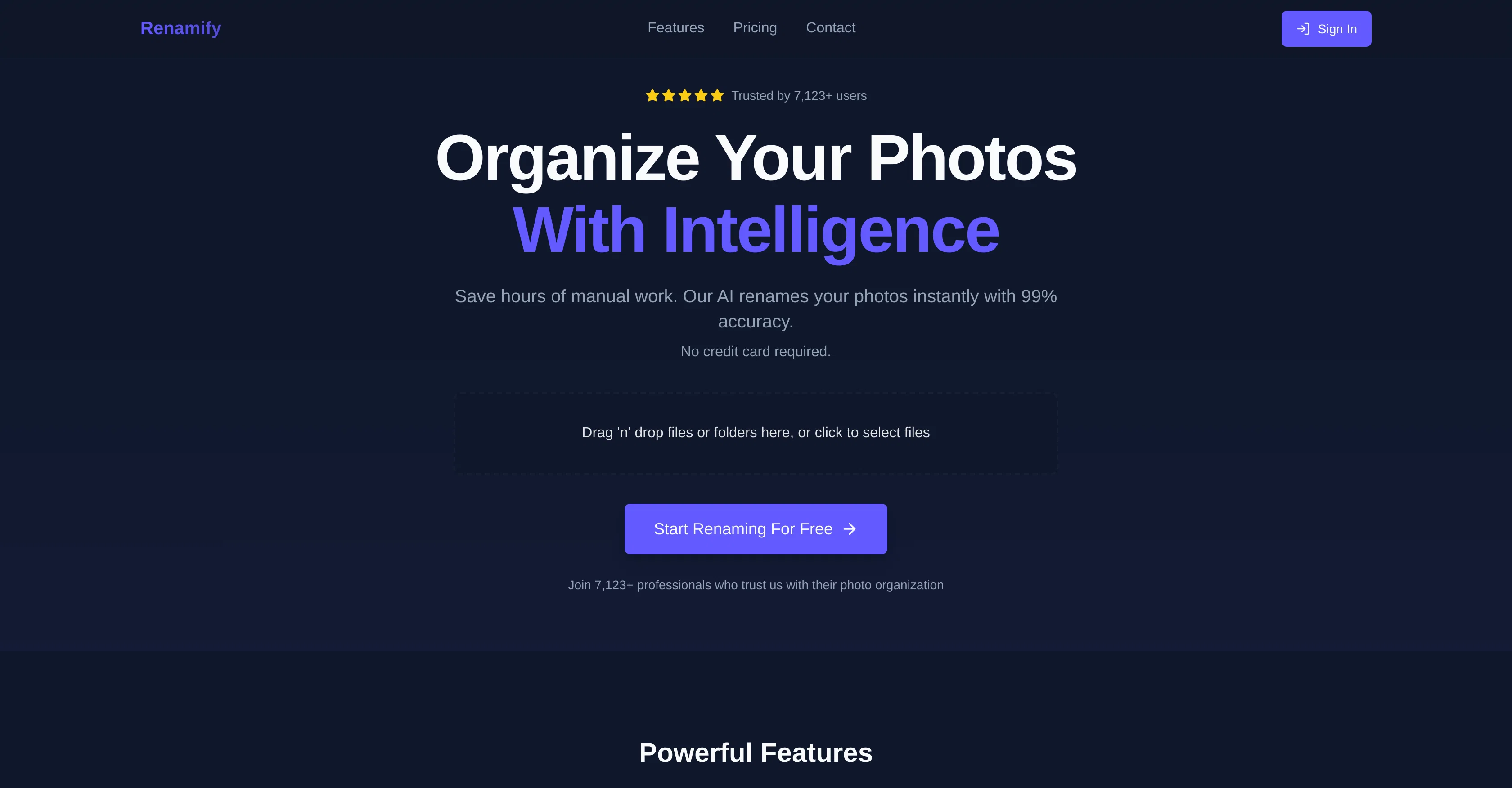 Renamify screenshot